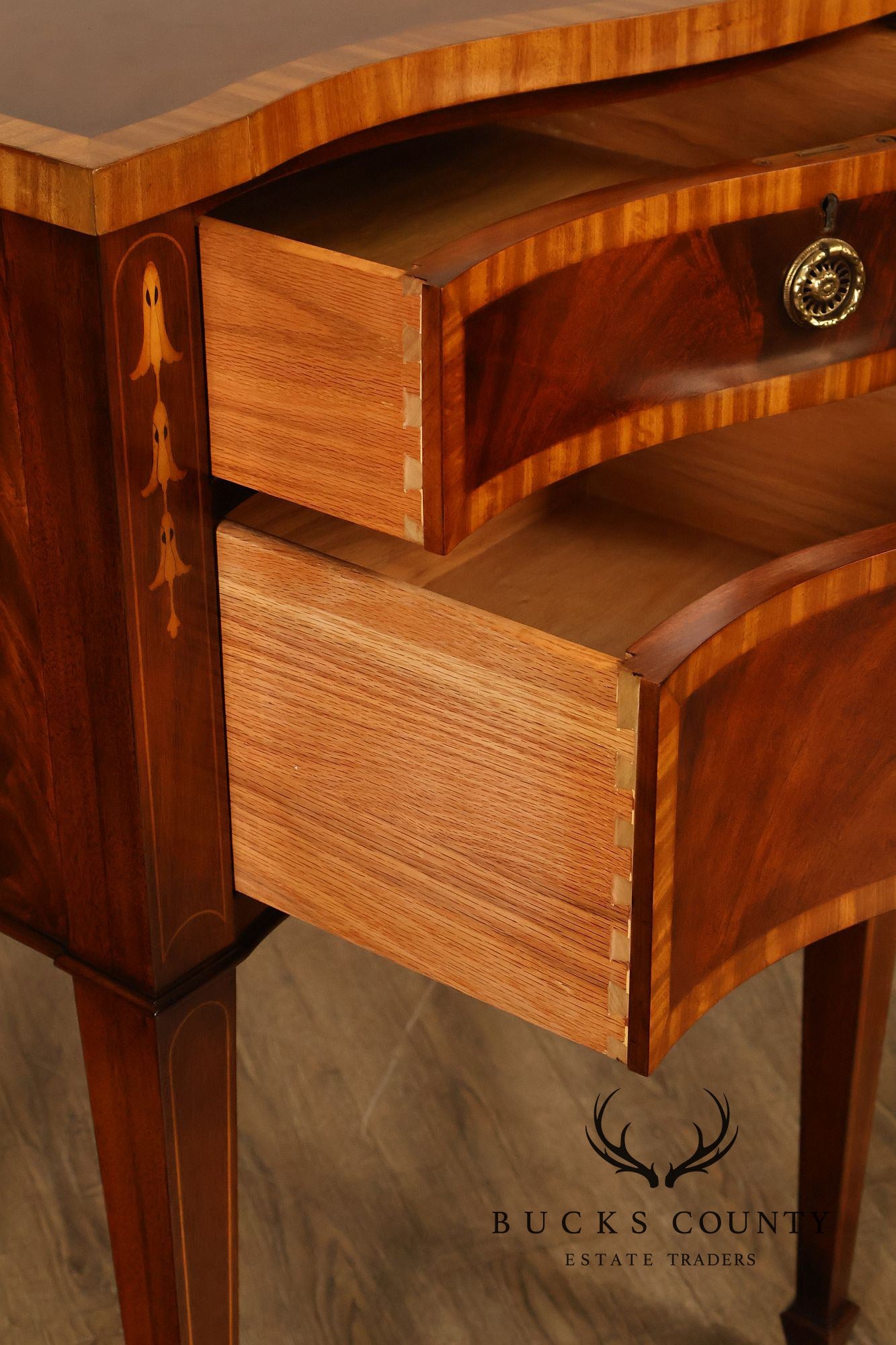 Karges Federal Style Inlaid Mahogany Sideboard