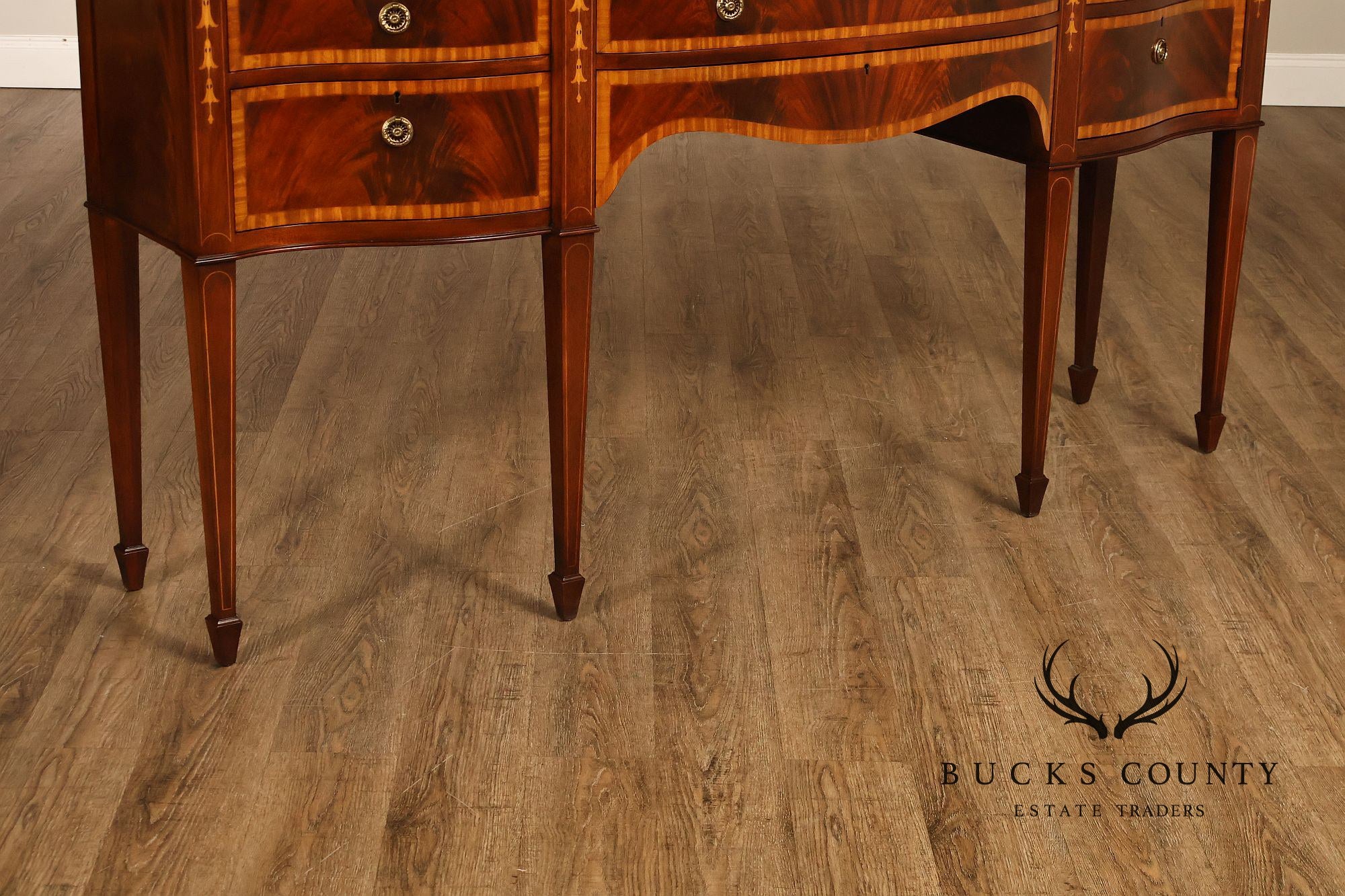 Karges Federal Style Inlaid Mahogany Sideboard
