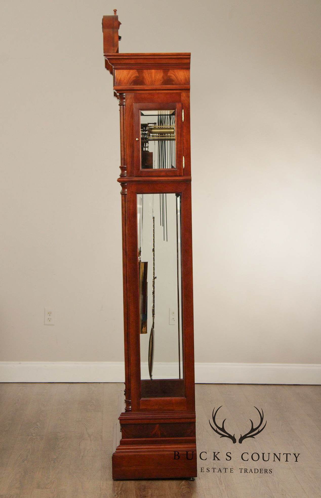 Sligh Georgian Style Mahogany 'Wilton' Grandfather Clock