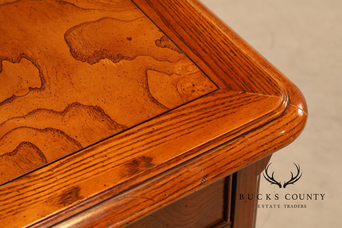 Hekman Georgian Style Oak Writing Desk