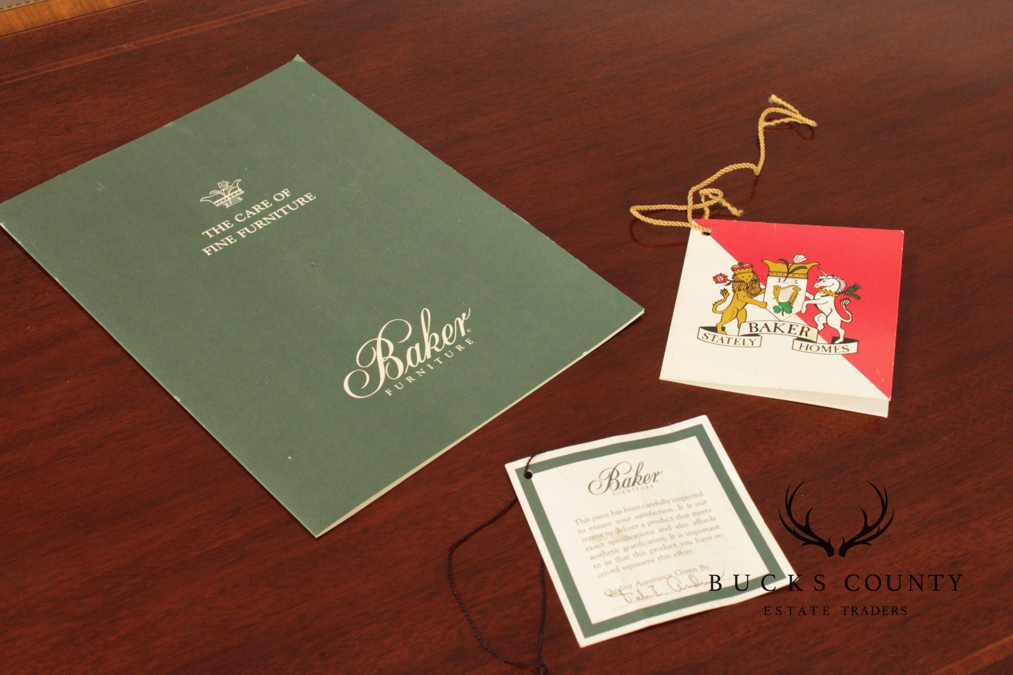 Baker Stately Homes Collection Bowfront Mahogany Sideboard