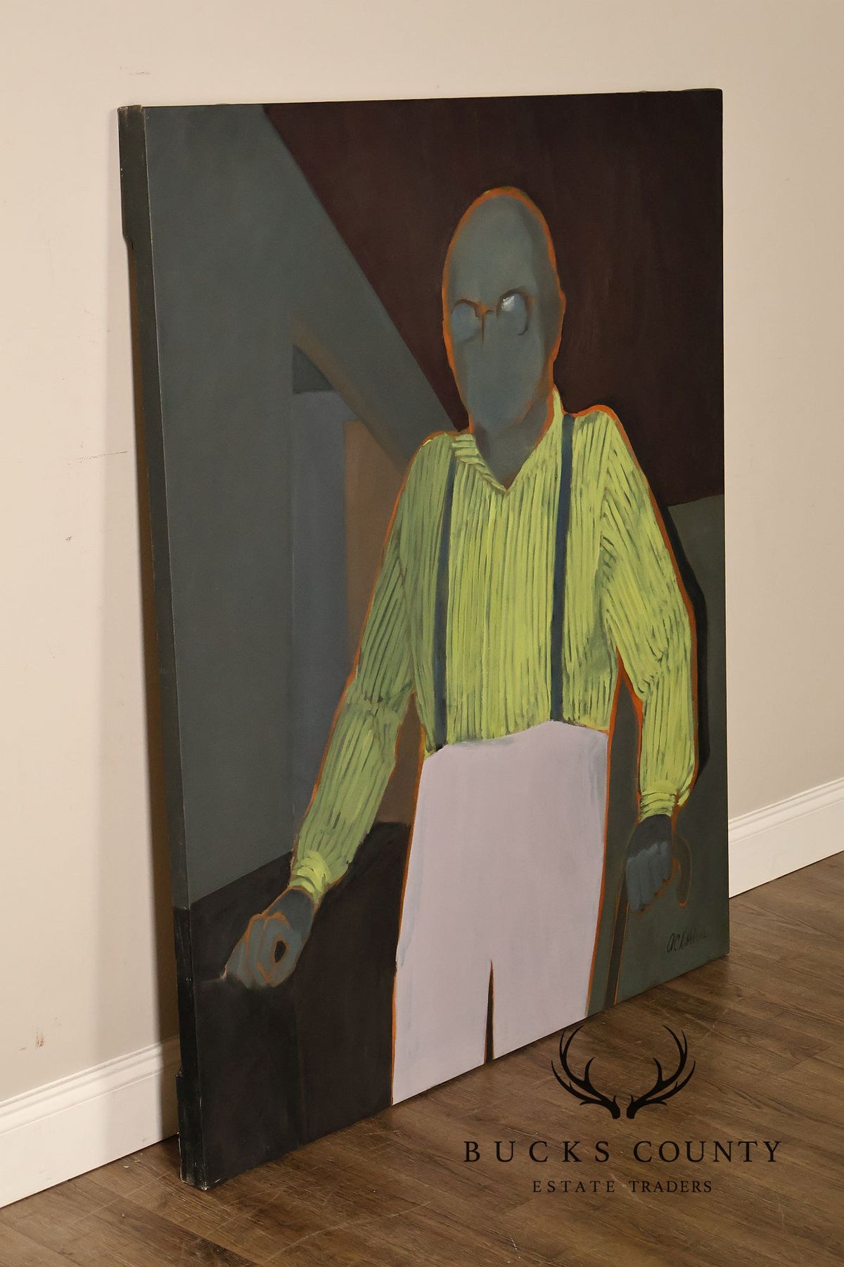 Anne Cooper Dobbins Oil Painting, 'Mr. Pfeiffer'