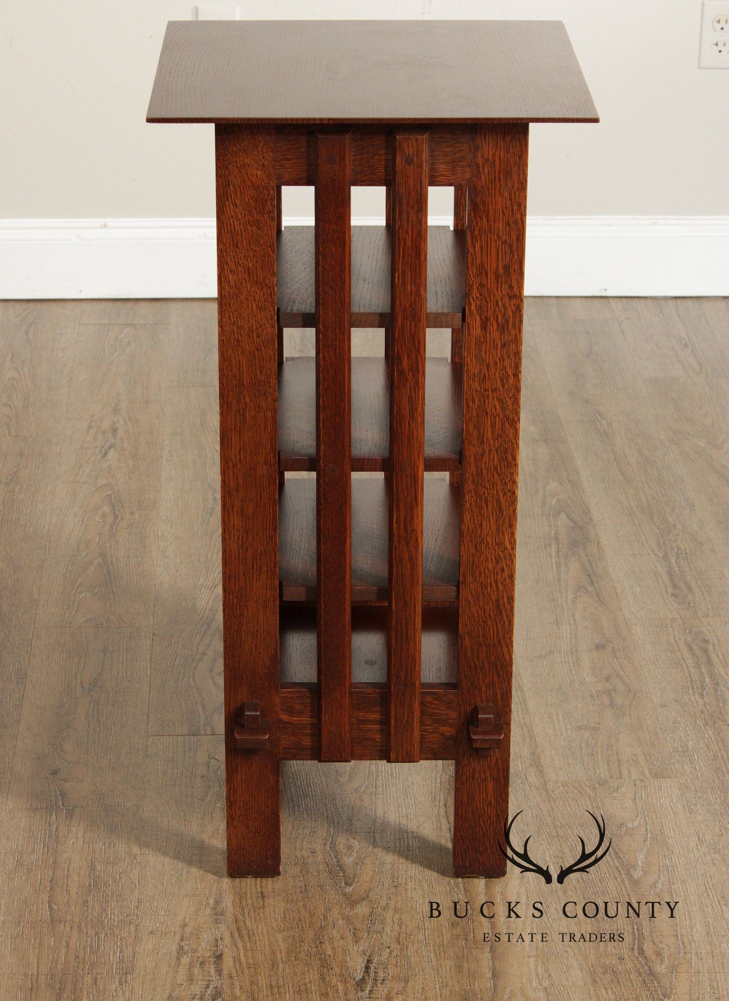 Stickley Mission Collection Oak Magazine Rack