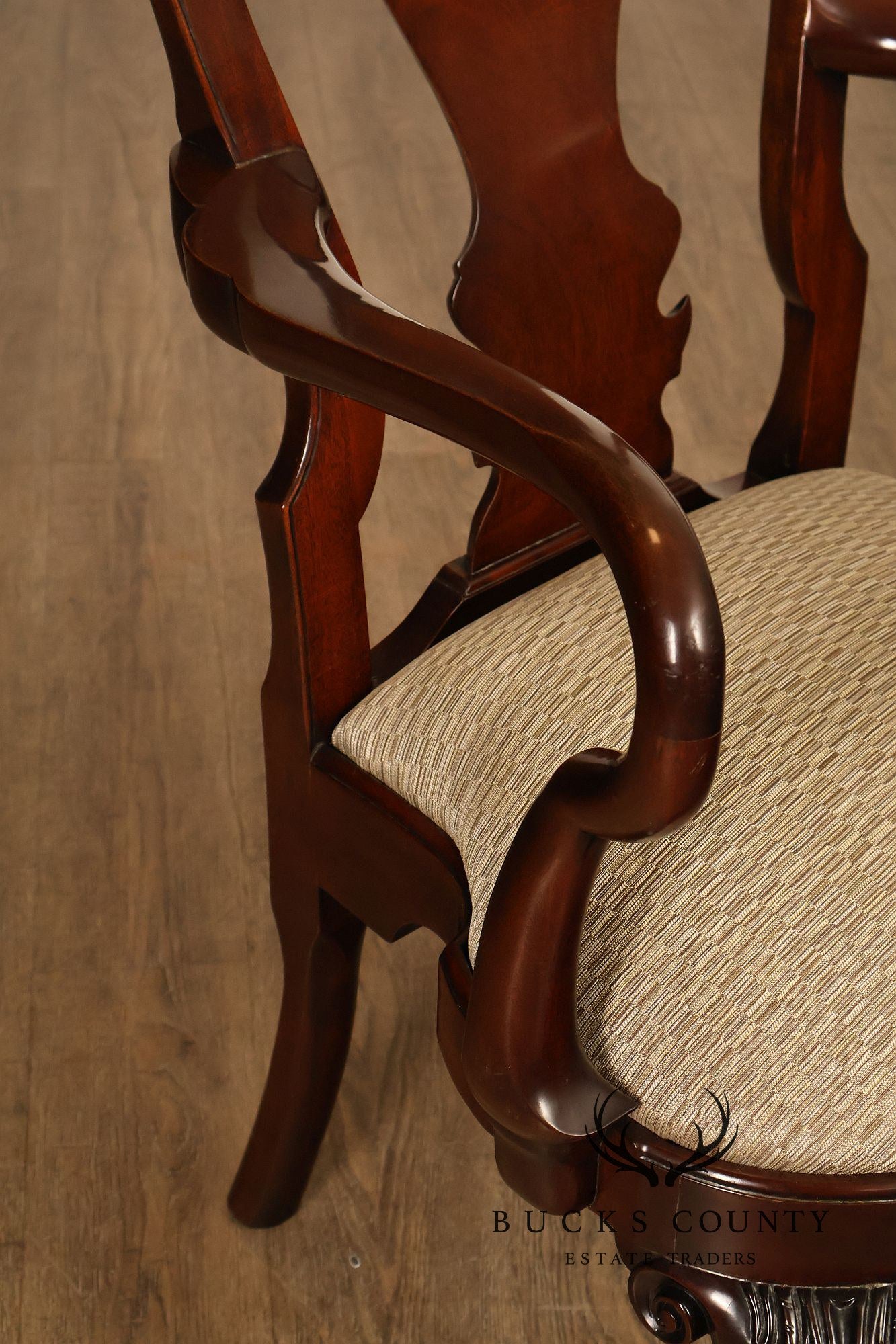 Kindel Winterthur Collection Pair of Mahogany Armchairs