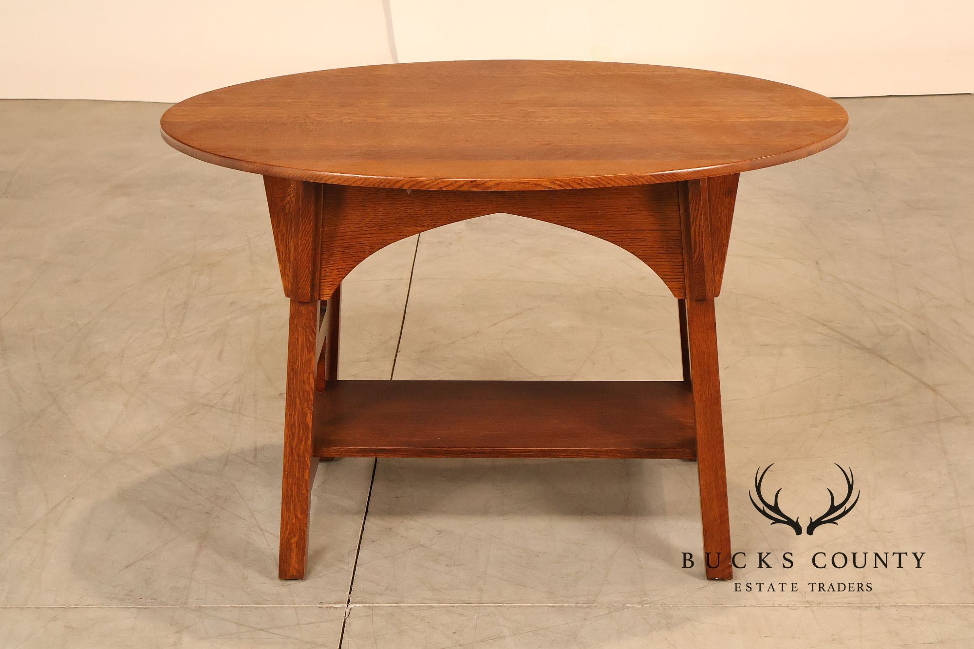 Stickley Mission Collection Oak Limbert Library Table