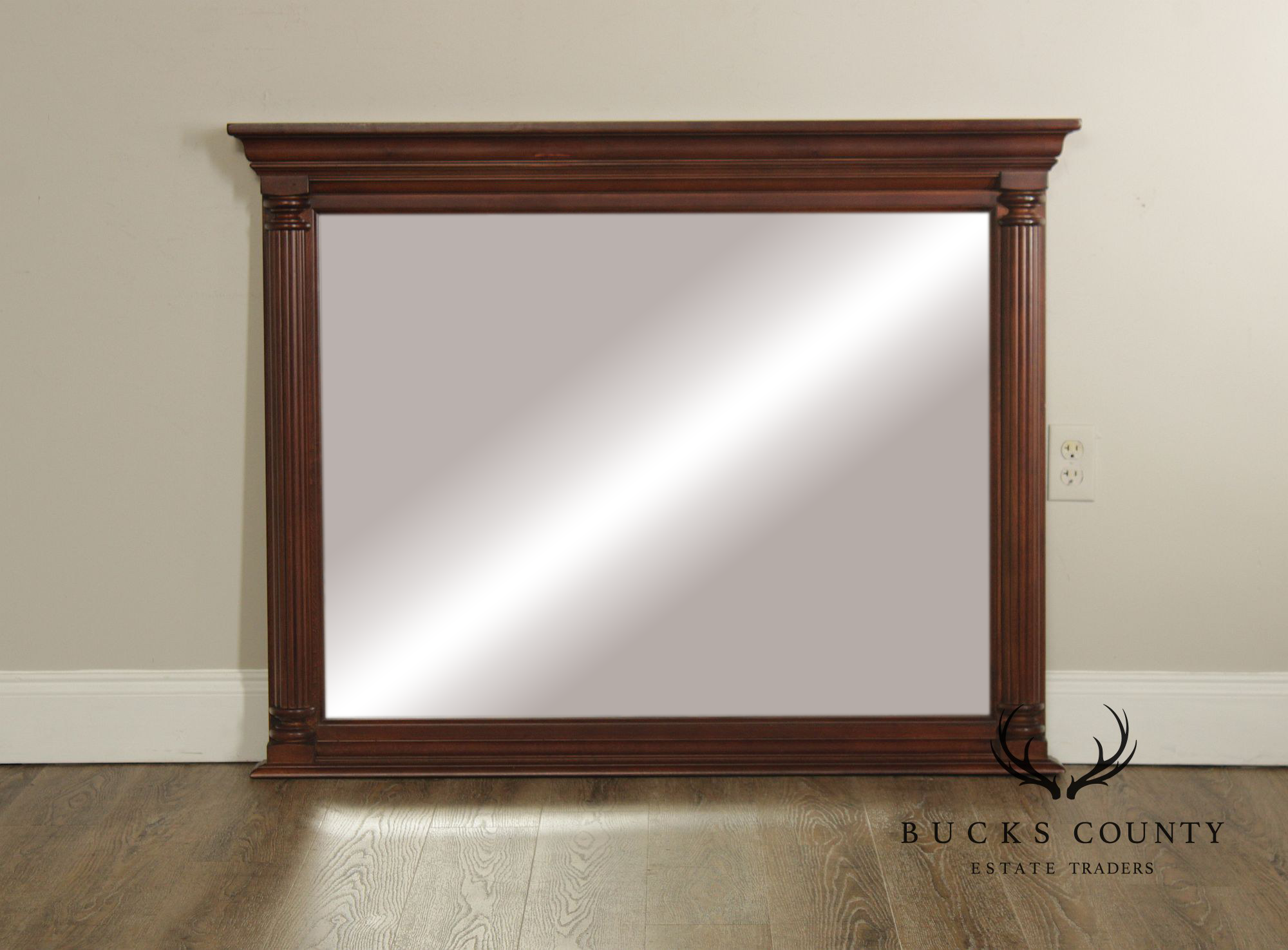 Durham furniture Savile Row Landscape Maple Dresser Mirror