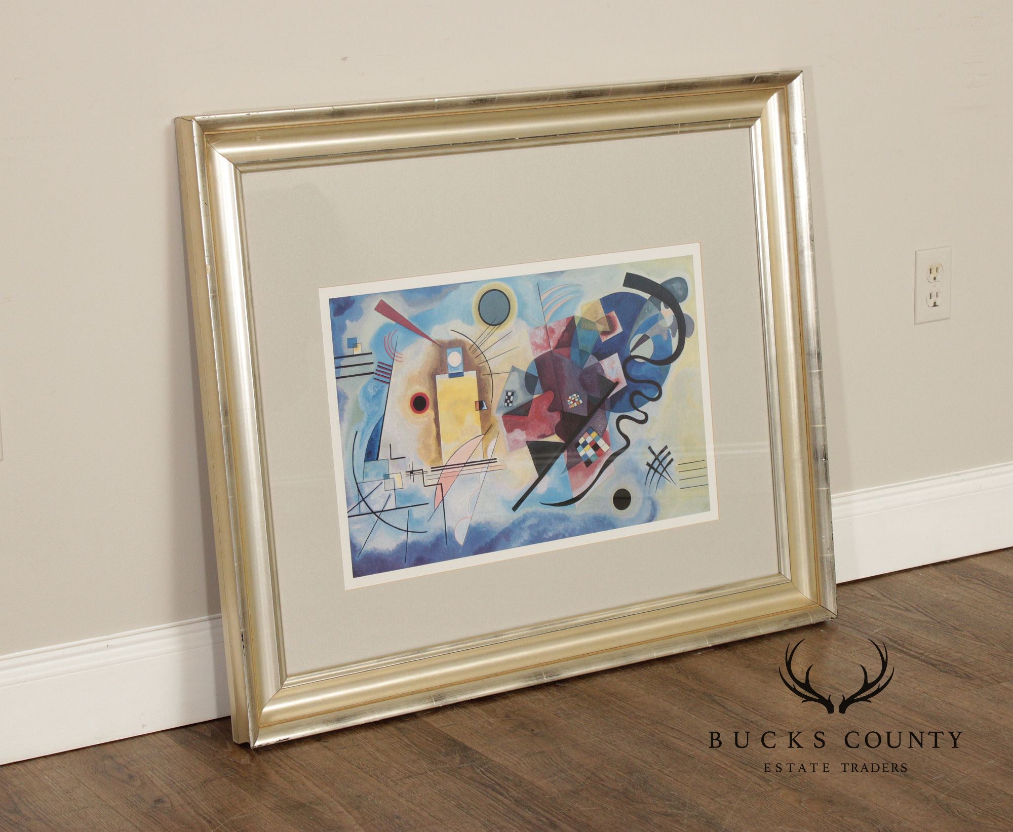 Wassily Kandinsky Framed Print, 'Yellow-Red-Blue'
