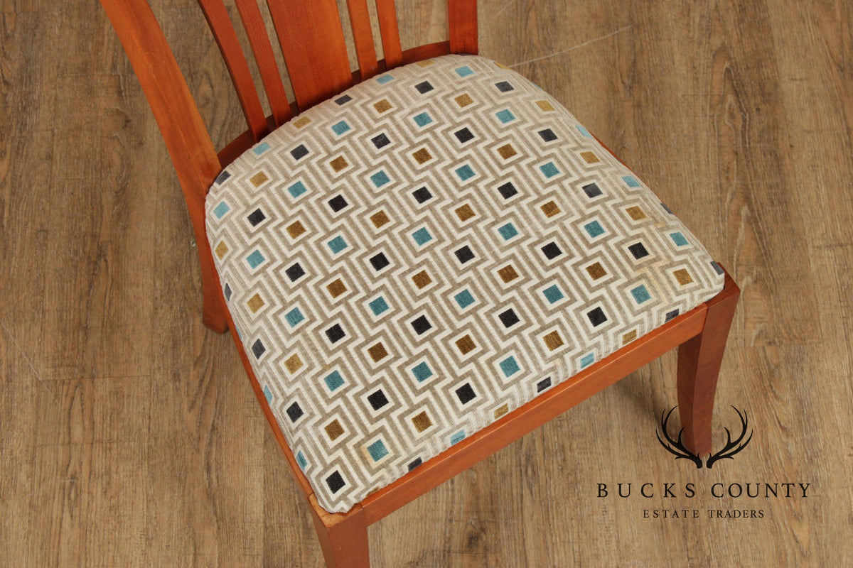 Stickley Highlands Collection Set of Six Cherry Side Chairs