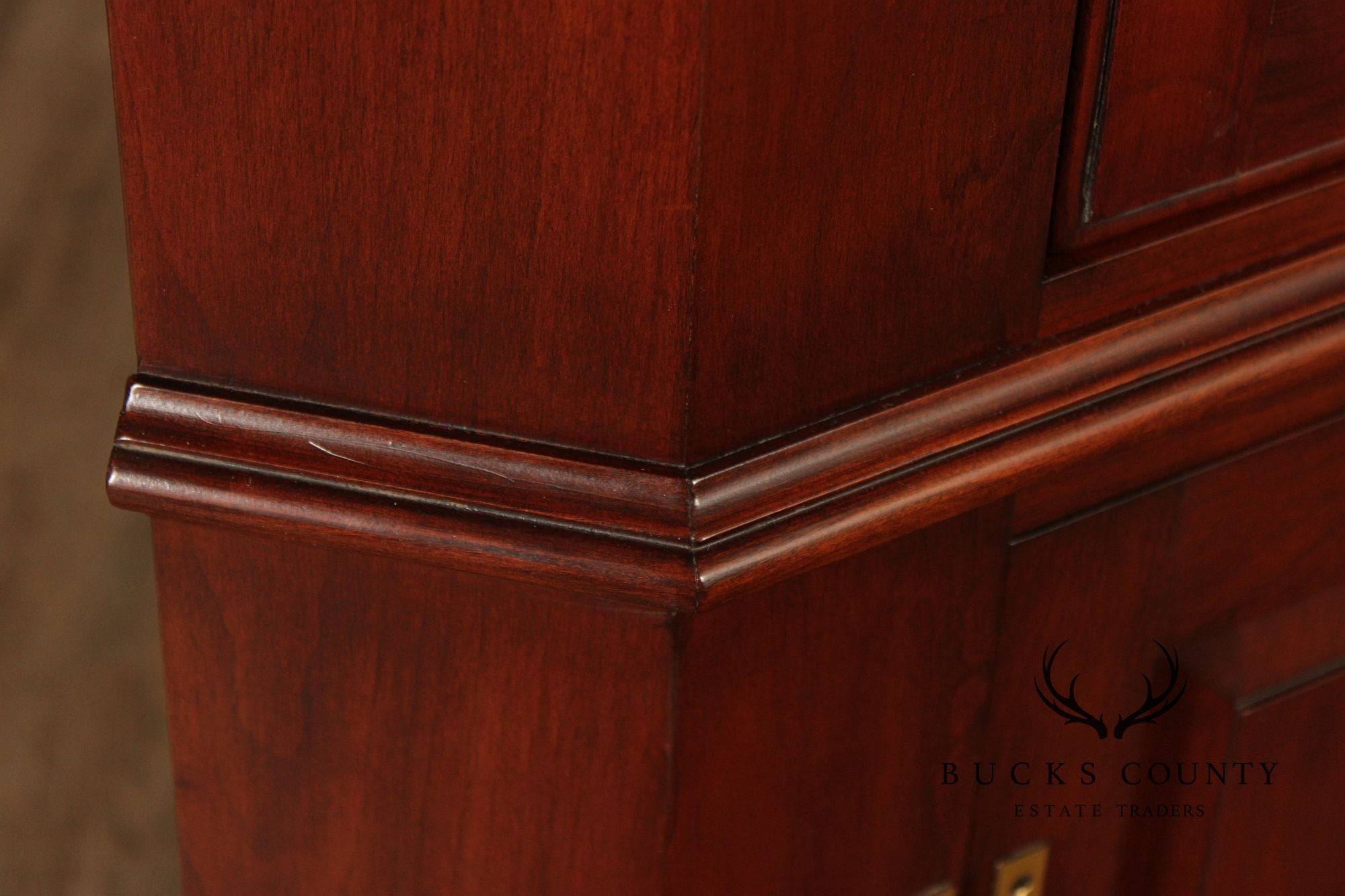 Henkel Harris Traditional Cherry Corner Cupboard