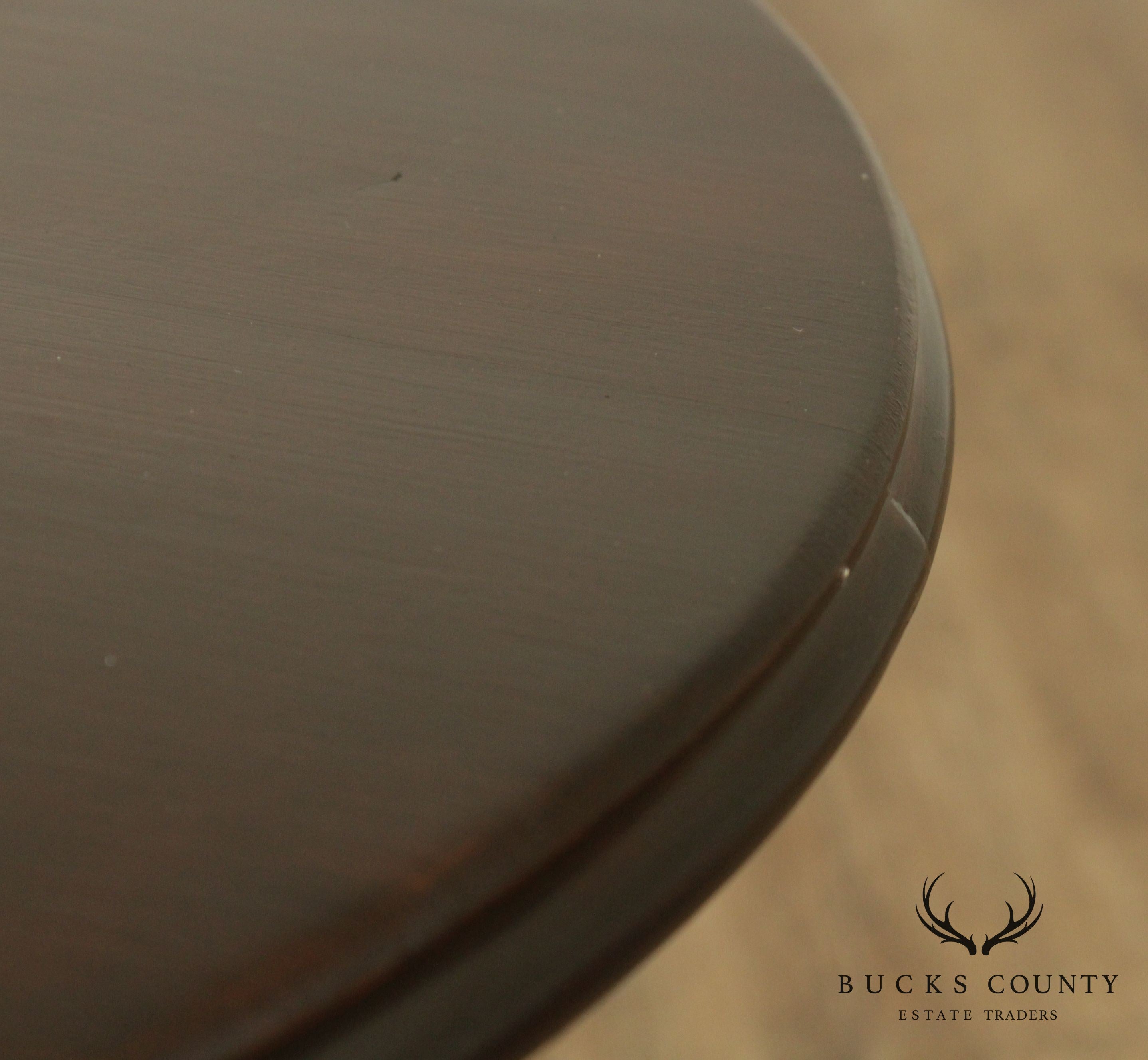 Thonet Round Bentwood Base Antique Side Table