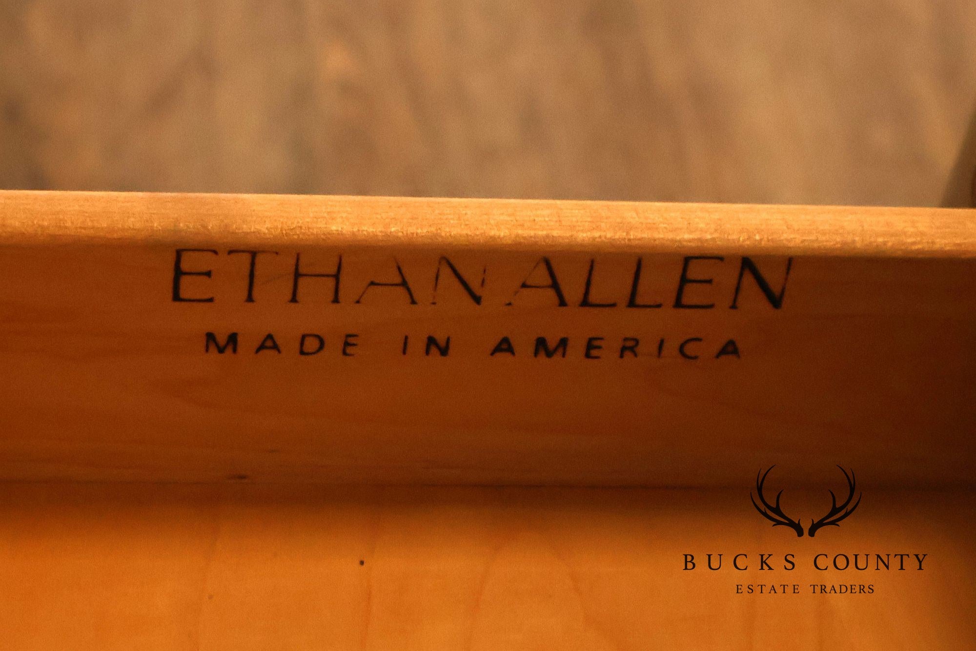 Ethan Allen Country French Painted Secretary Desk