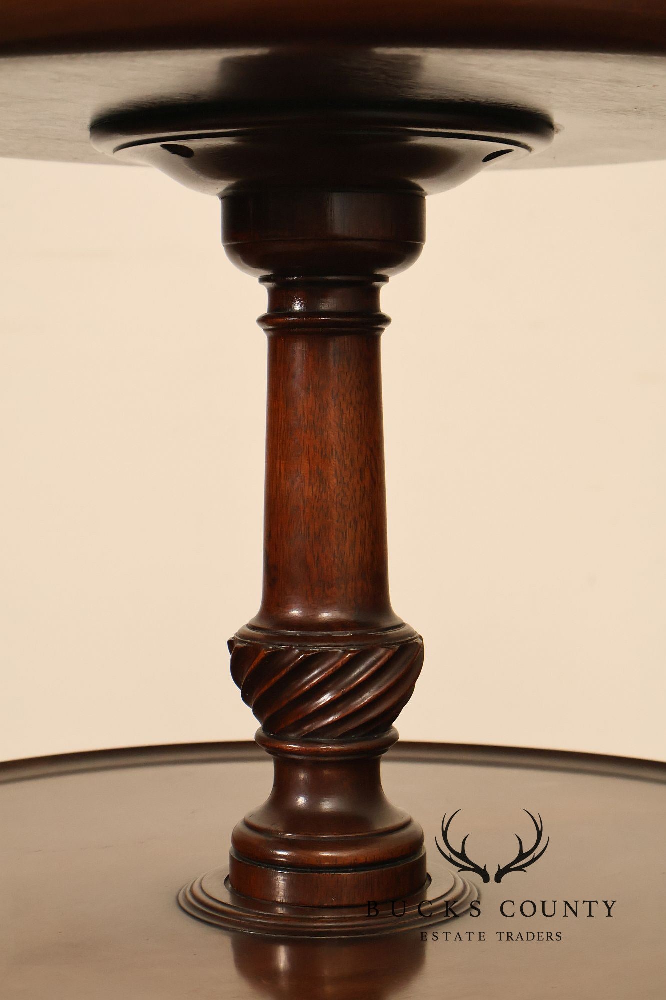Kittinger Colonial Williamsburg CW 25 George III Style Mahogany Dumbwaiter Table