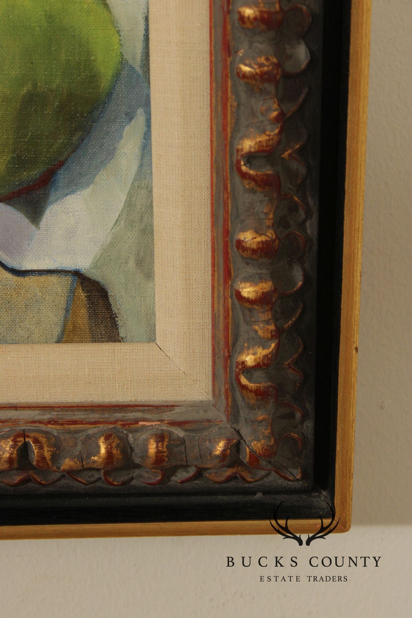 Davetta Greenberg Oil Painting, Still-Life of Pears