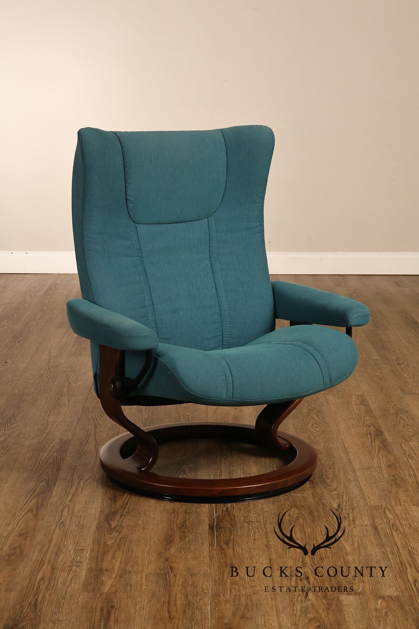 Ekornes Stressless Reclining Wing Chair and Ottoman