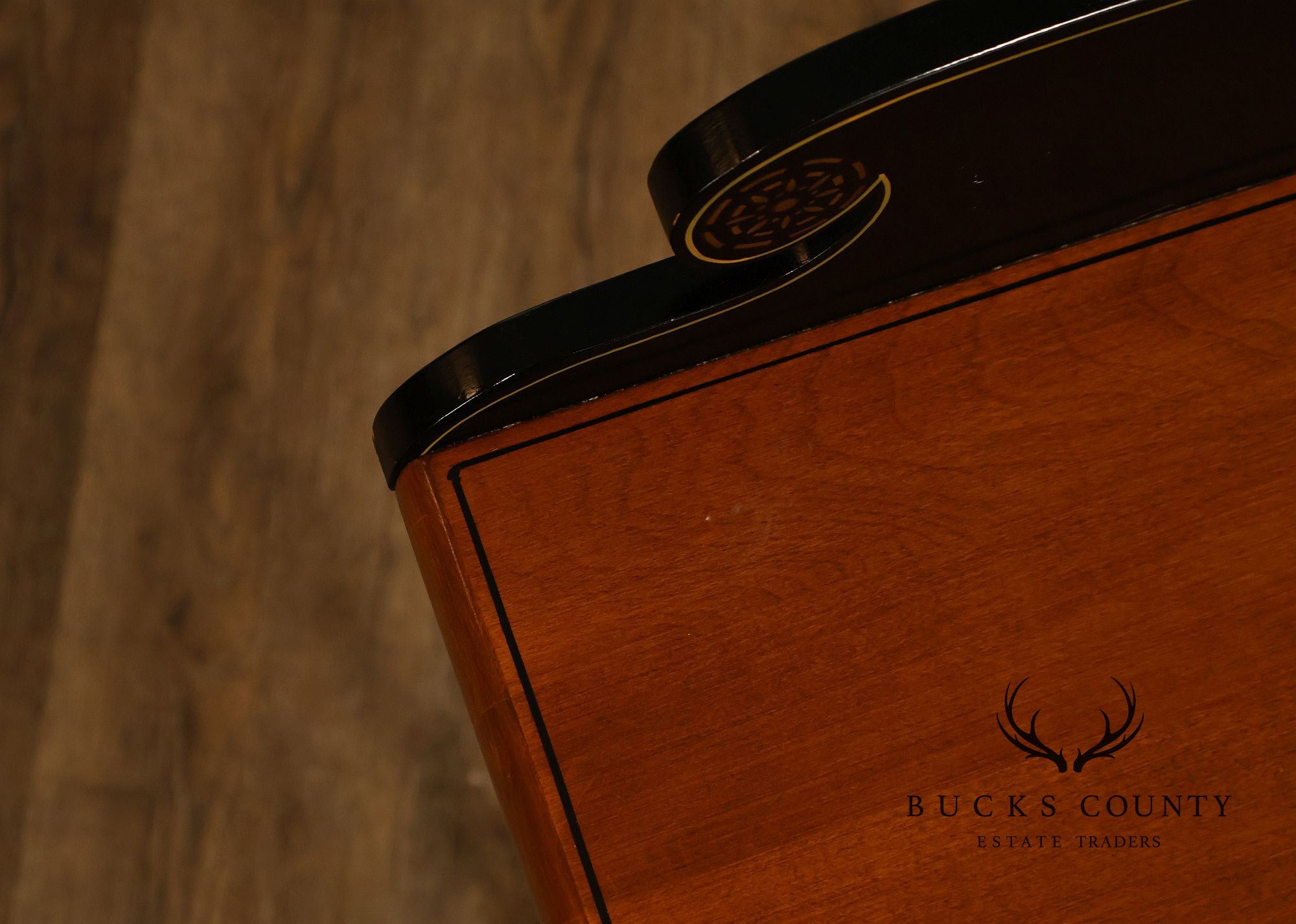 Hitchcock Vintage Ebonized Maple Writing Desk