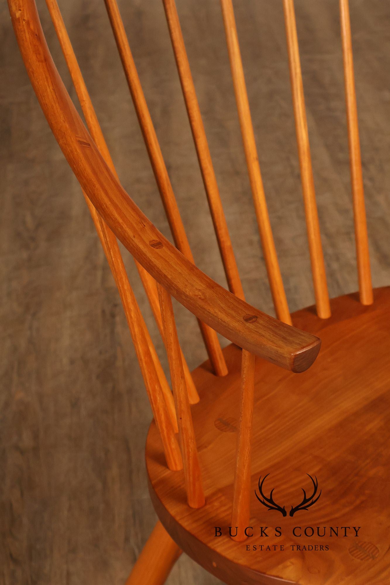 Thomas Moser Set Of Eight Continuous Arm Dining Chairs