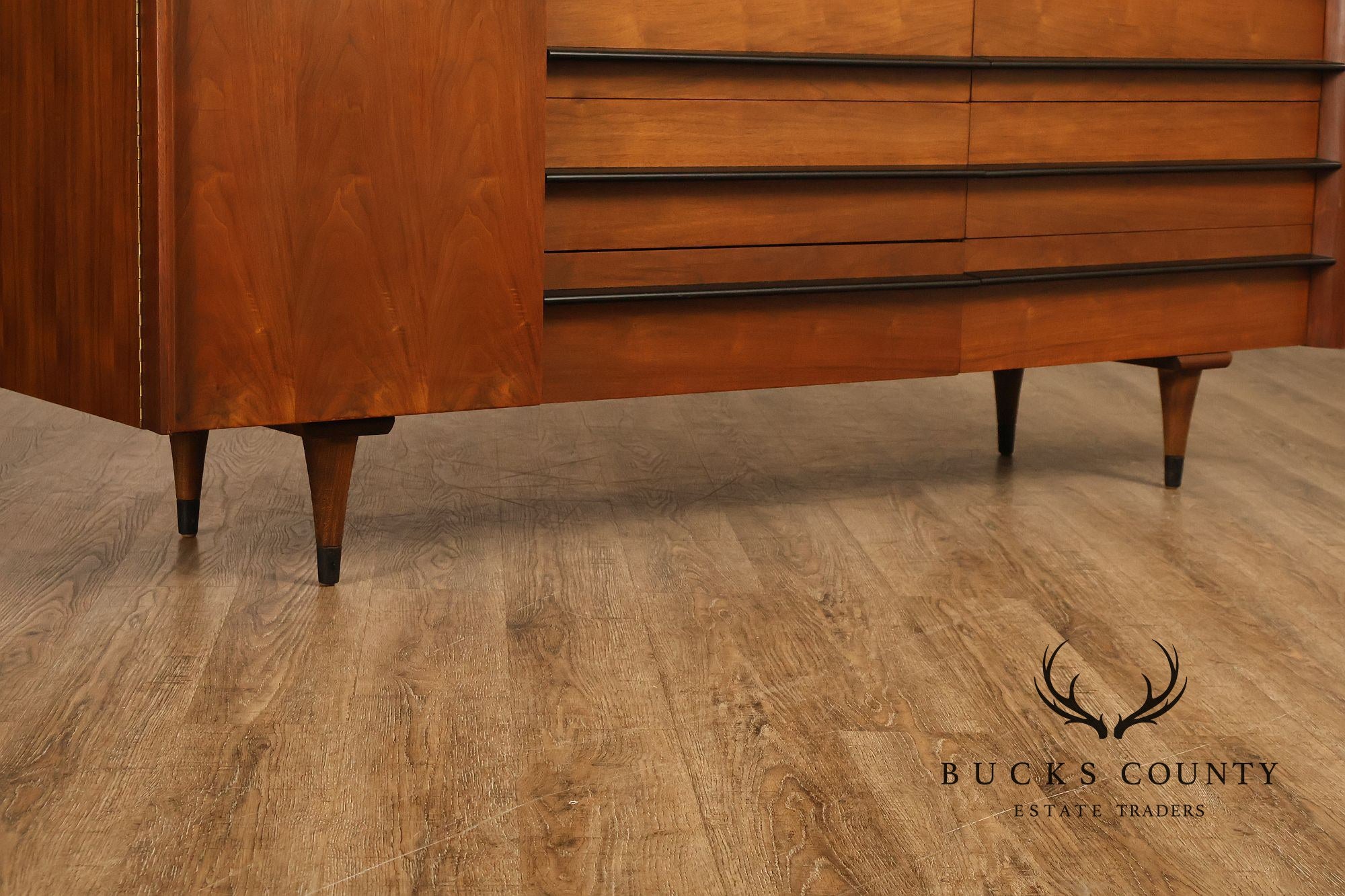 American of Martinsville Mid Century Modern Walnut Chest of Drawers