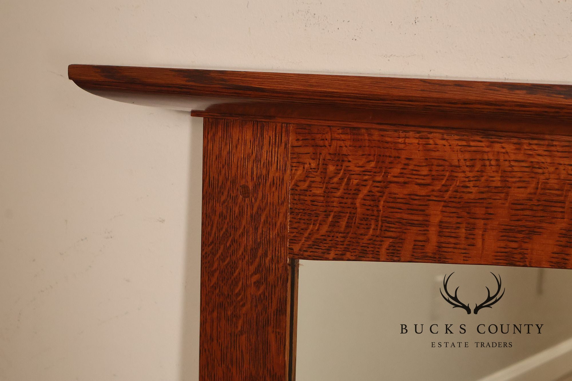 Stickley Mission Collection Oak Wall Mirror