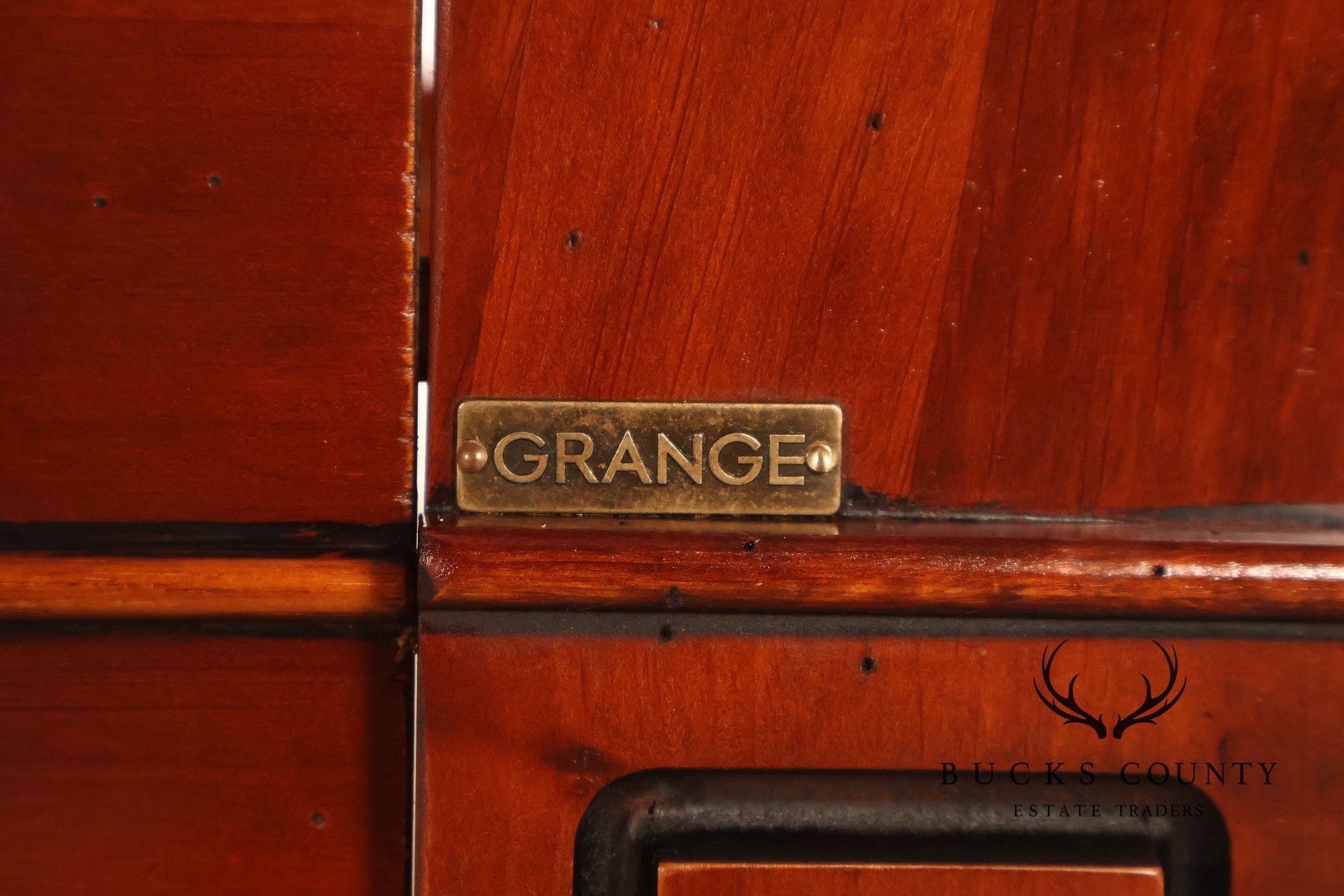 Grange Louis Philippe Style Cherry King Sleigh Bed
