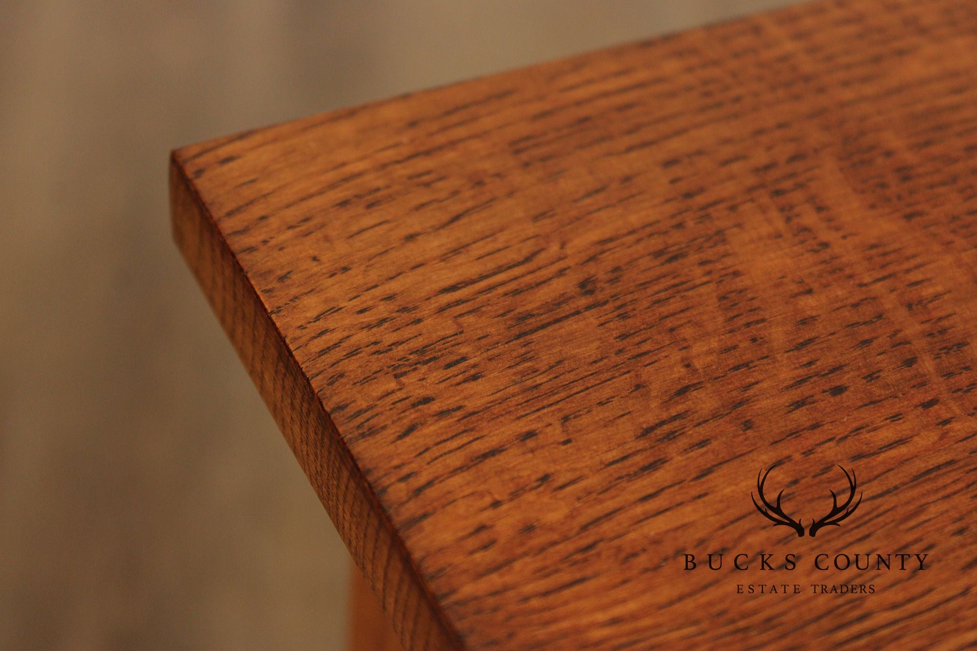 Stickley Mission Collection Oak Pair Of Cabinet Nightstands