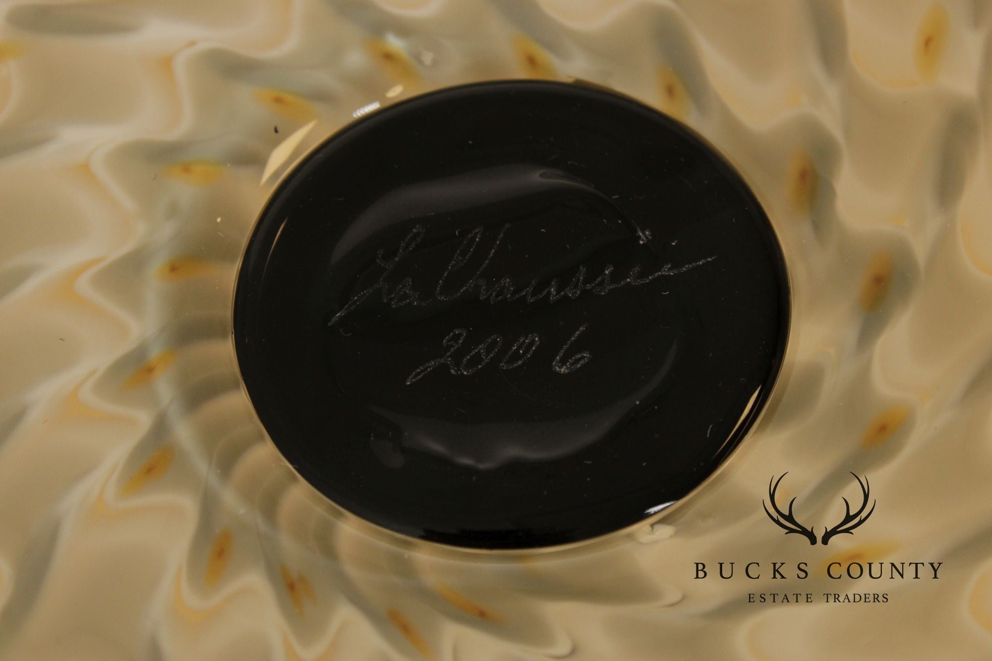 La Chaussee Contemporary Art Glass Bowl