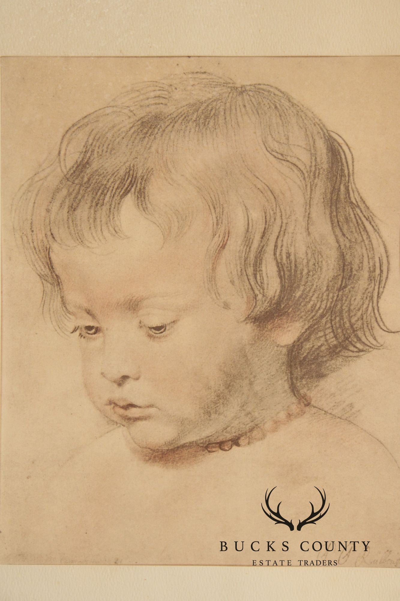 Peter Paul Rubens Framed Print, 'Portrait of a Boy'