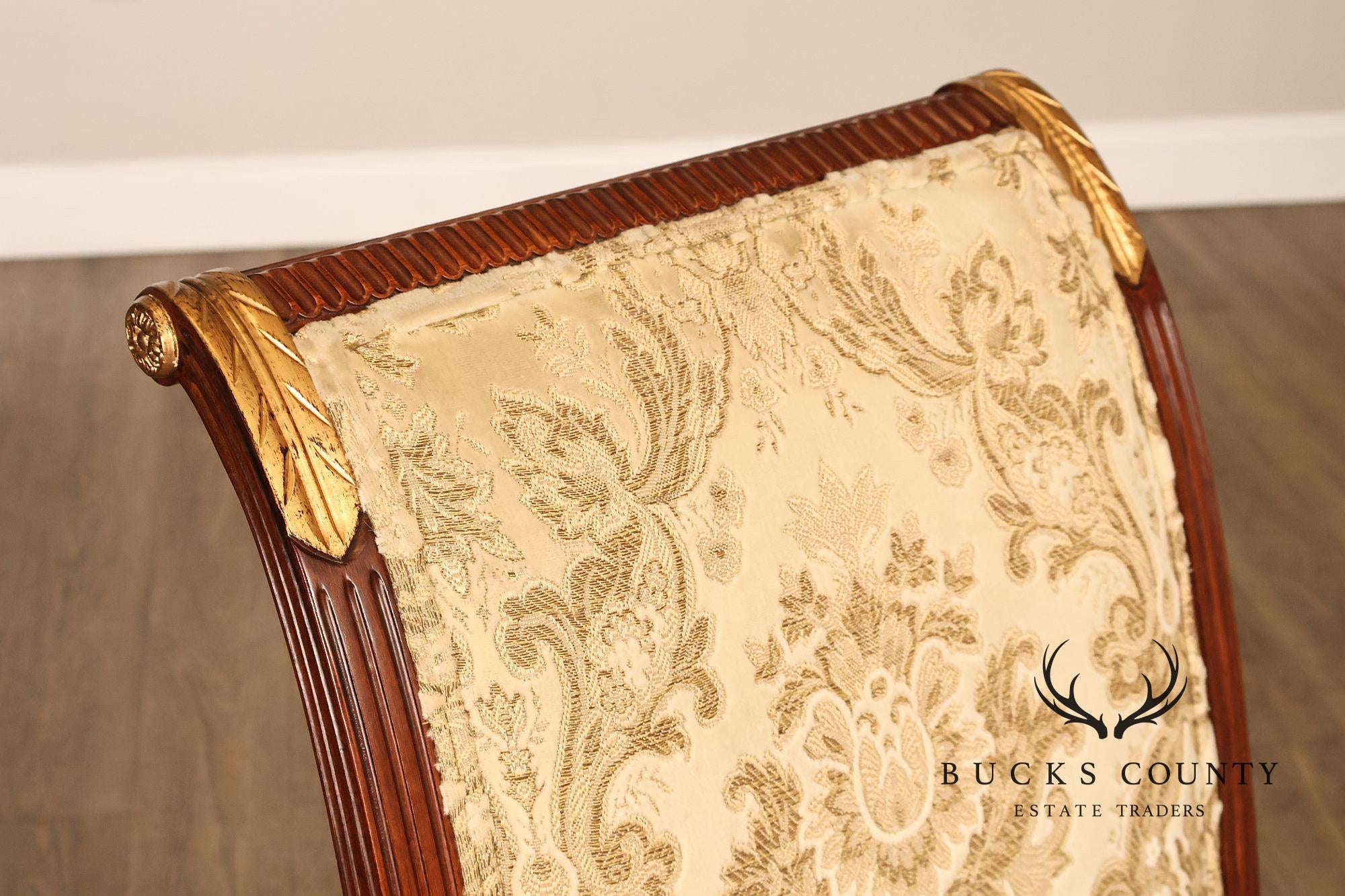 Sigla Furniture Louis XVI Style Set Of Eight Upholstered Dining Chairs