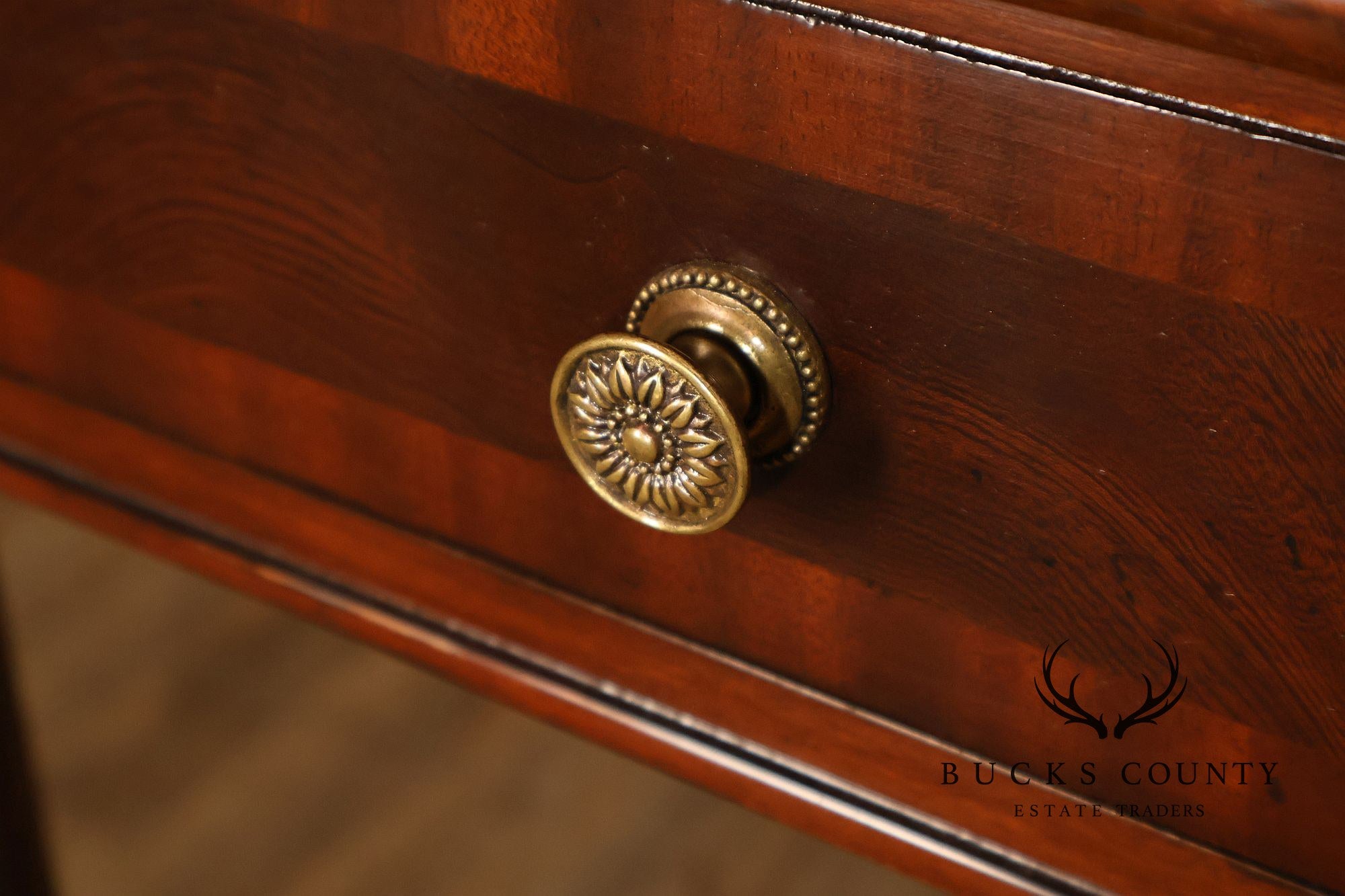 Scarborough House Federal Style Inlaid Mahogany Square Game Table