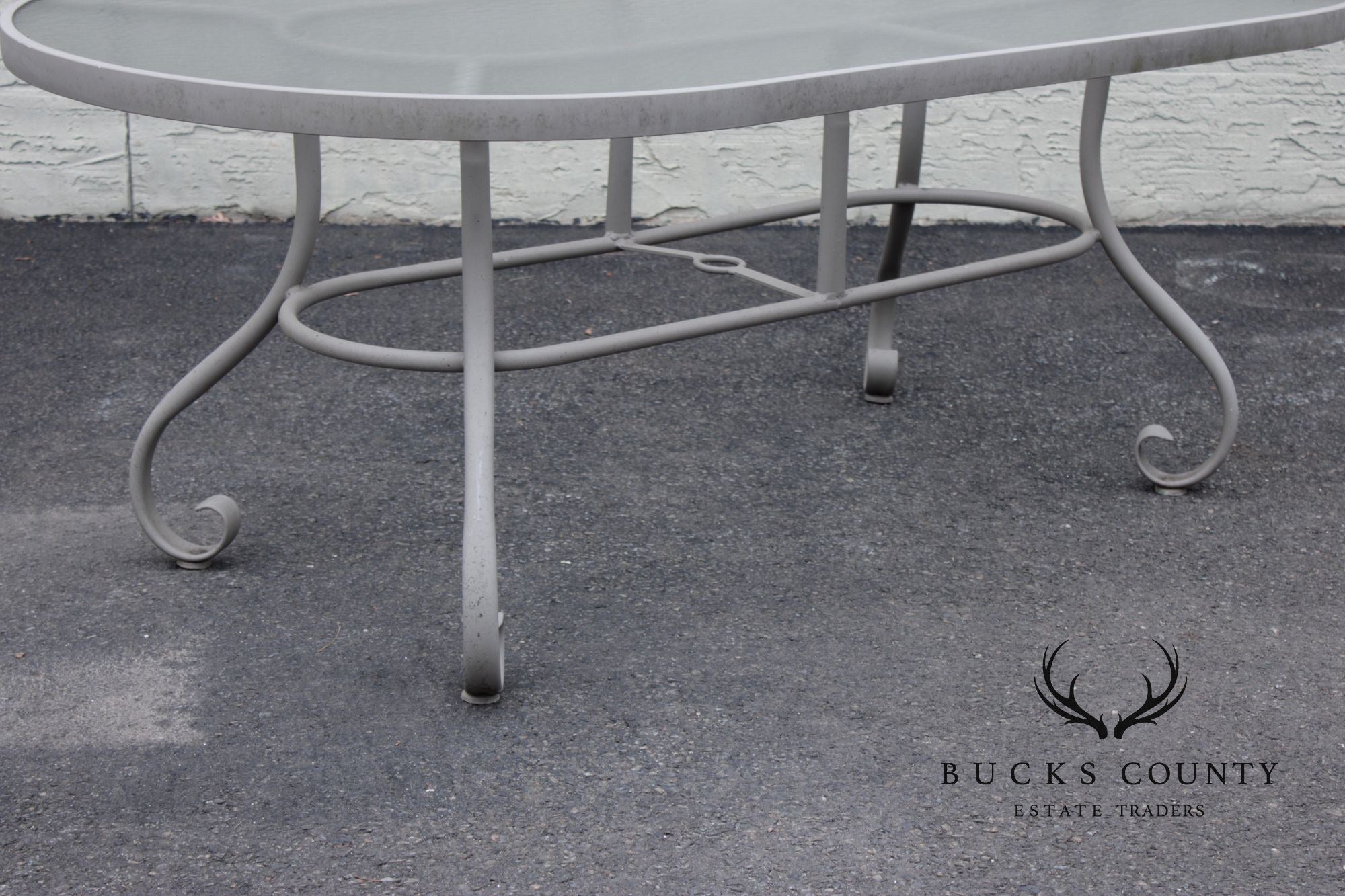 Woodard Ramsgate Oval Patio Dining Table And Six Chairs Set