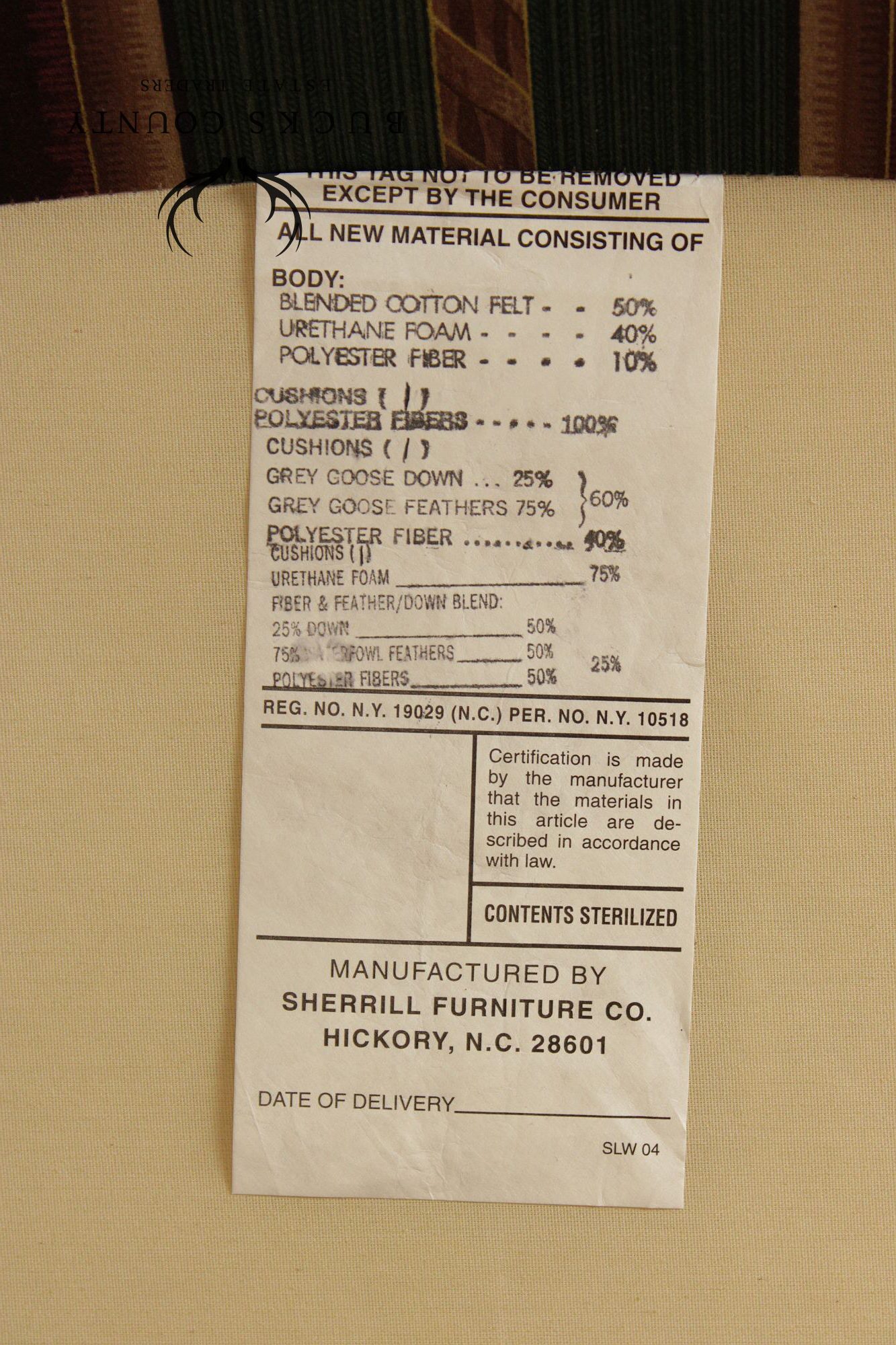 Sherrill Furniture French Louis XV Style Pair of Bergere Armchairs