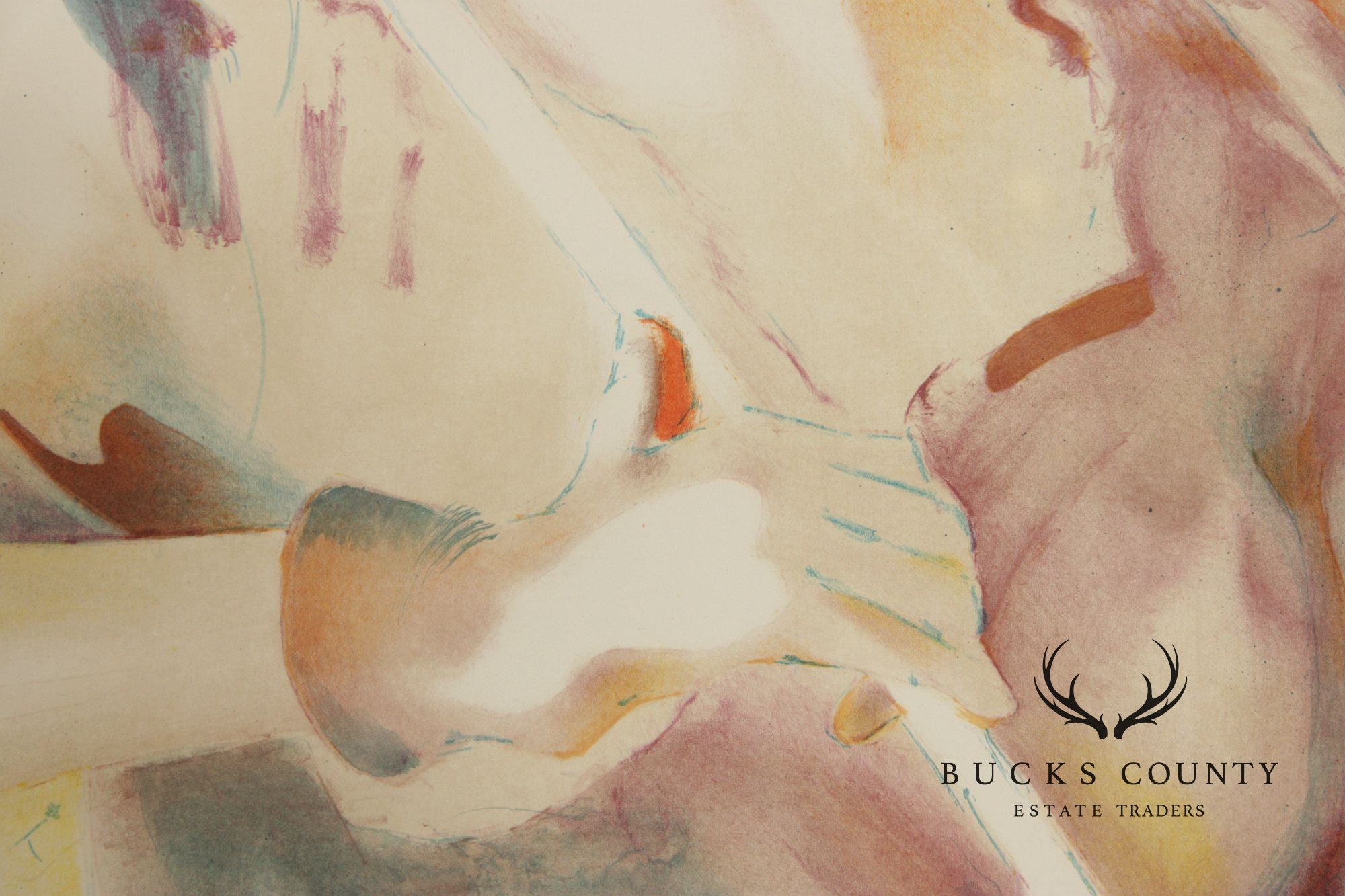 Philippe Alfieri Numbered Print, Clown with Parasol