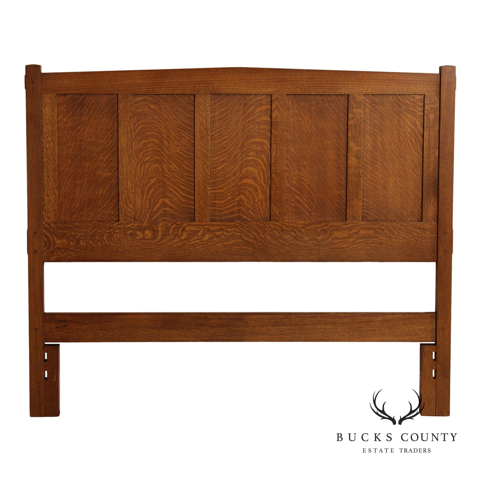 Stickley Mission Collection Oak Full-Size Headboard