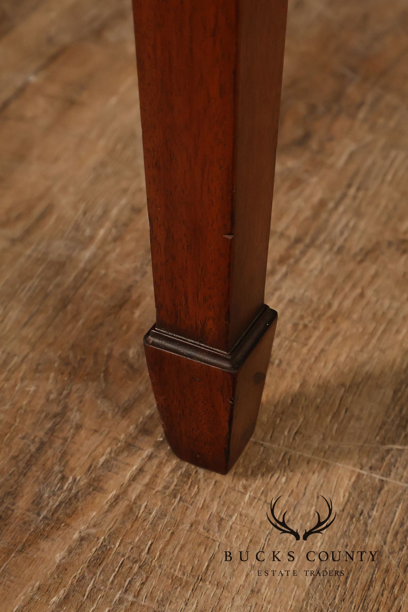 Federal Style Custom Mahogany Sideboard With Inlay And Tambour Door