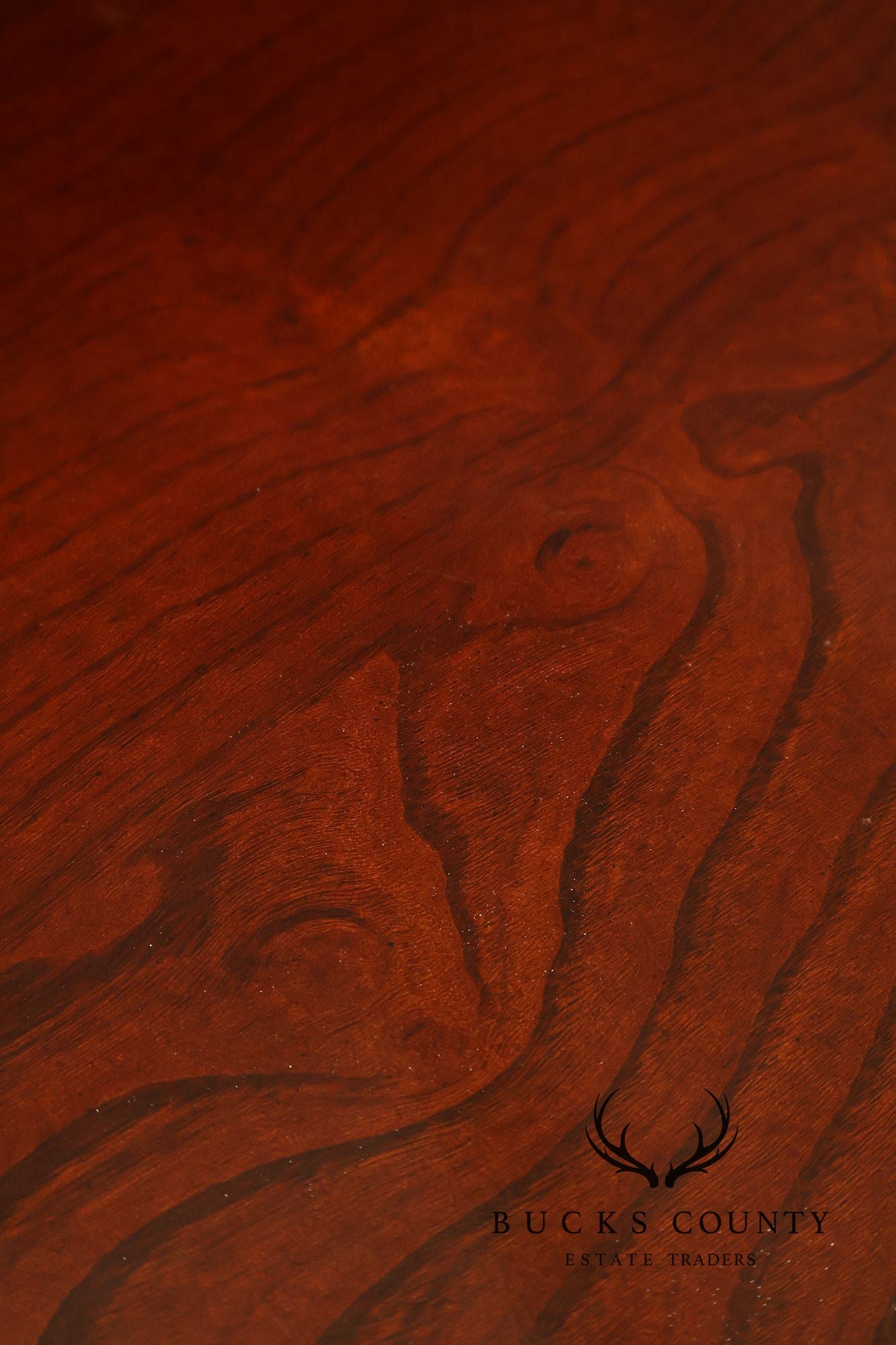 Century Furniture Large Mahogany Two Drawer Gallery Top Rectangular Cocktail Coffee Table
