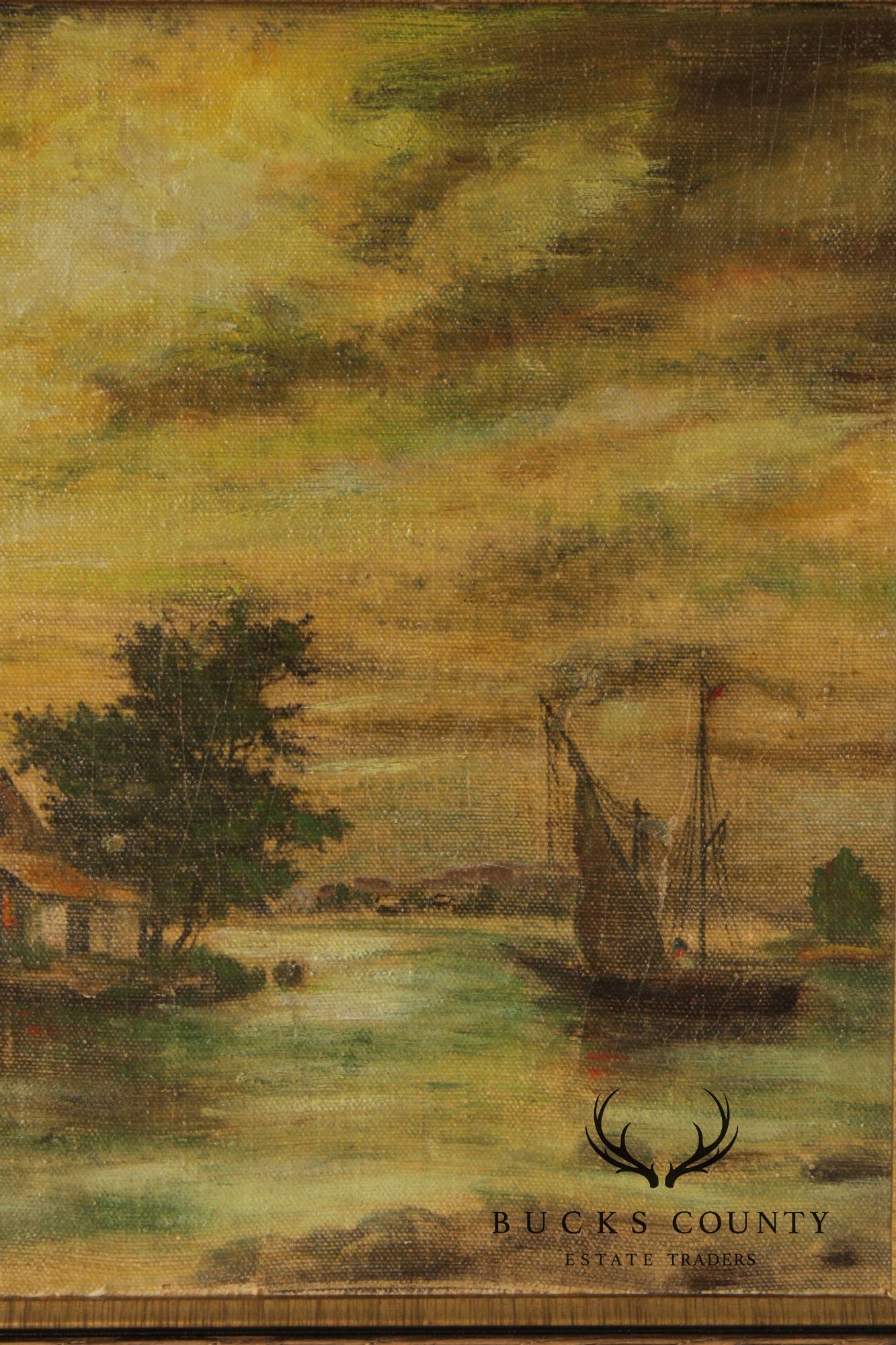 After Eugen Von Ottenfeld Painting, 'Raining Moonbeans