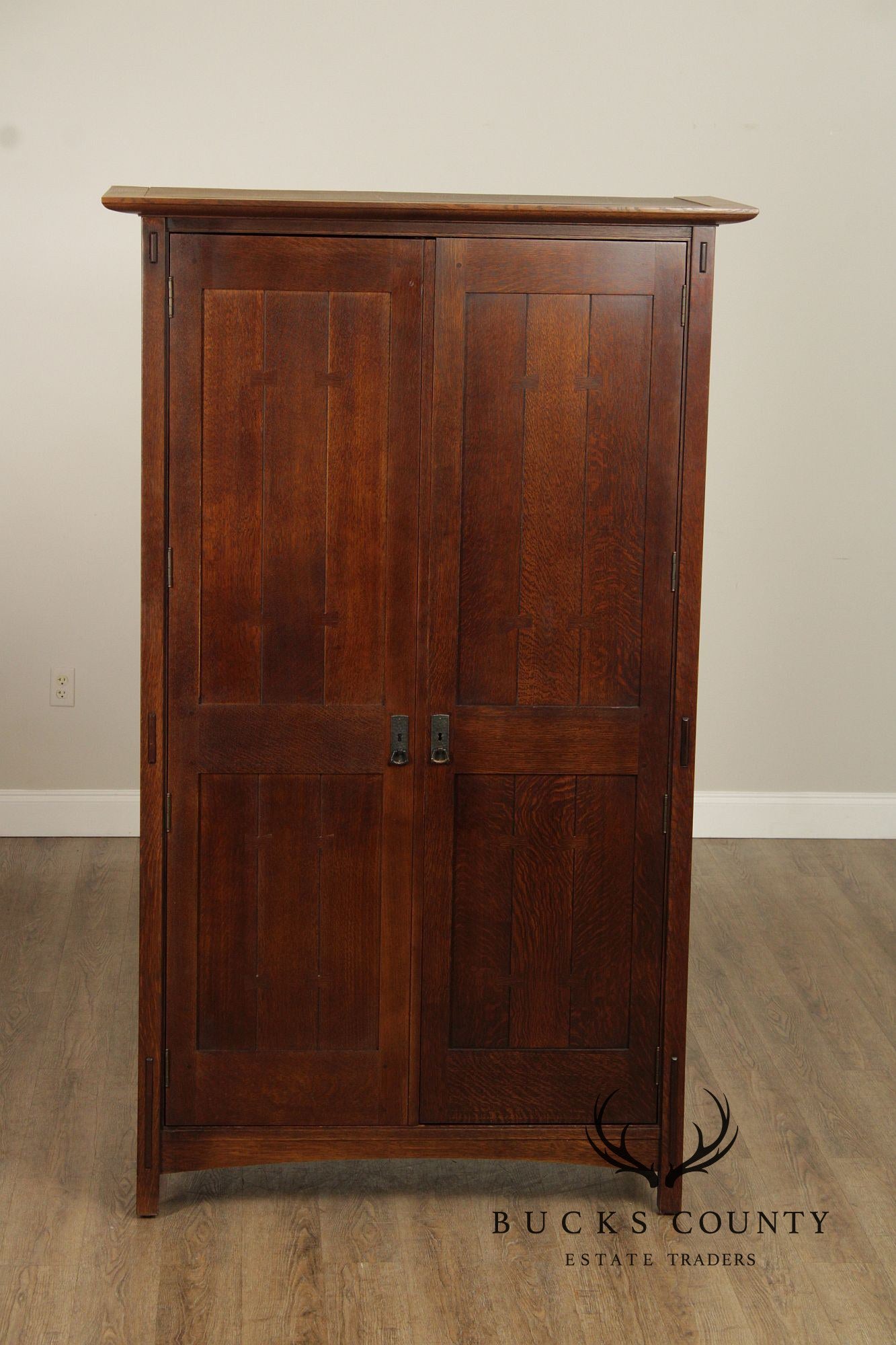 Stickley Mission Collection Oak Wardrobe Armoire
