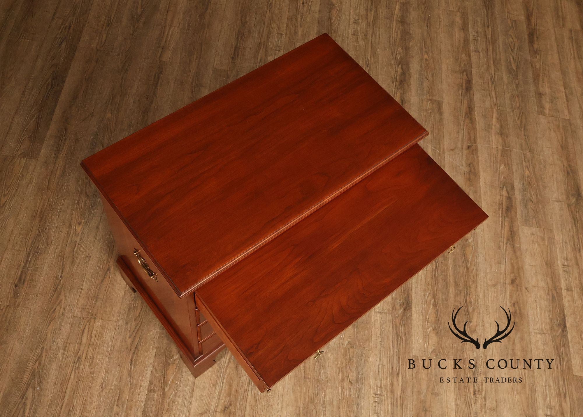 Henkel Harris Chippendale Style Cherry Bachelor's Chest