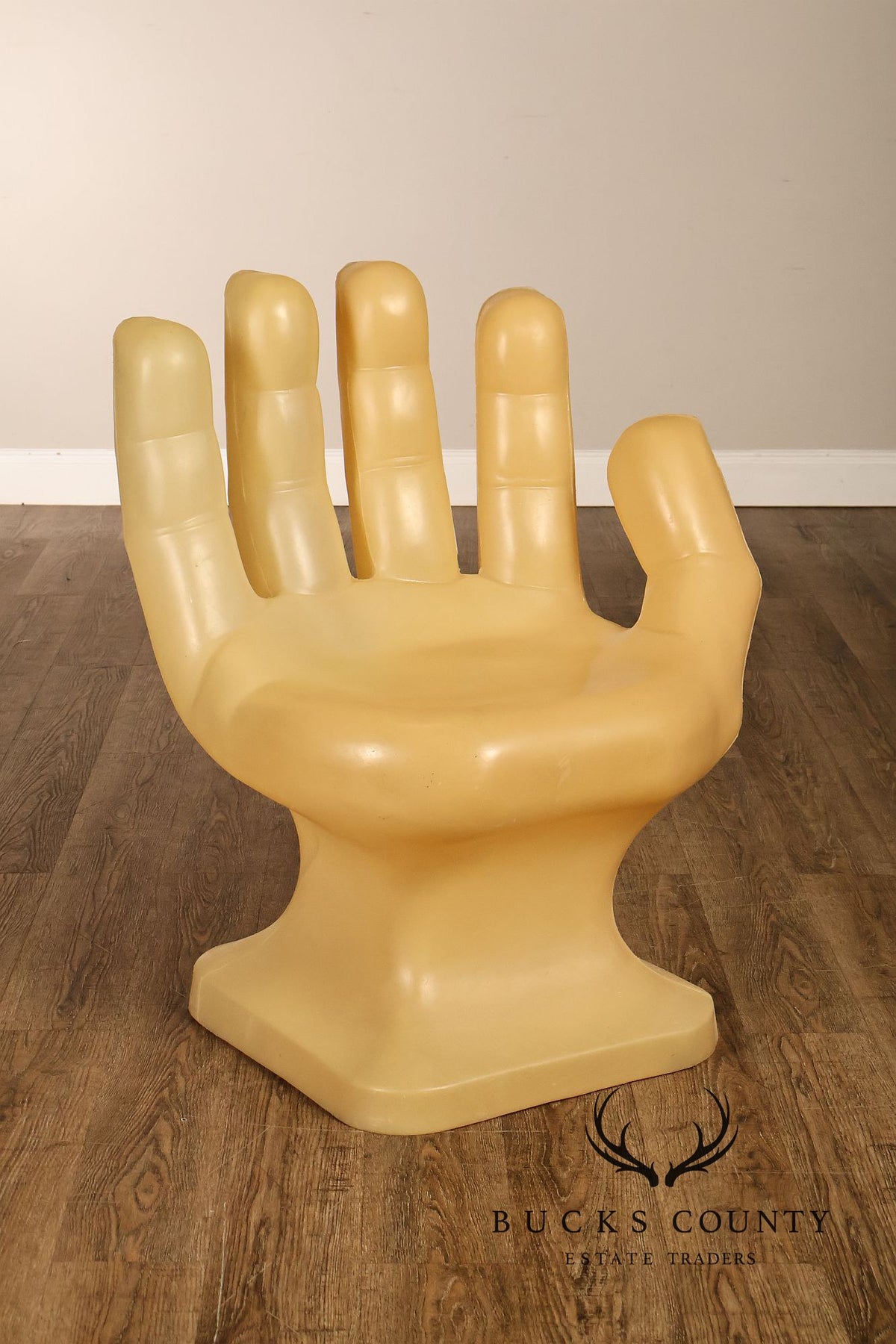 Vintage Molded Plastic Right Hand Chair