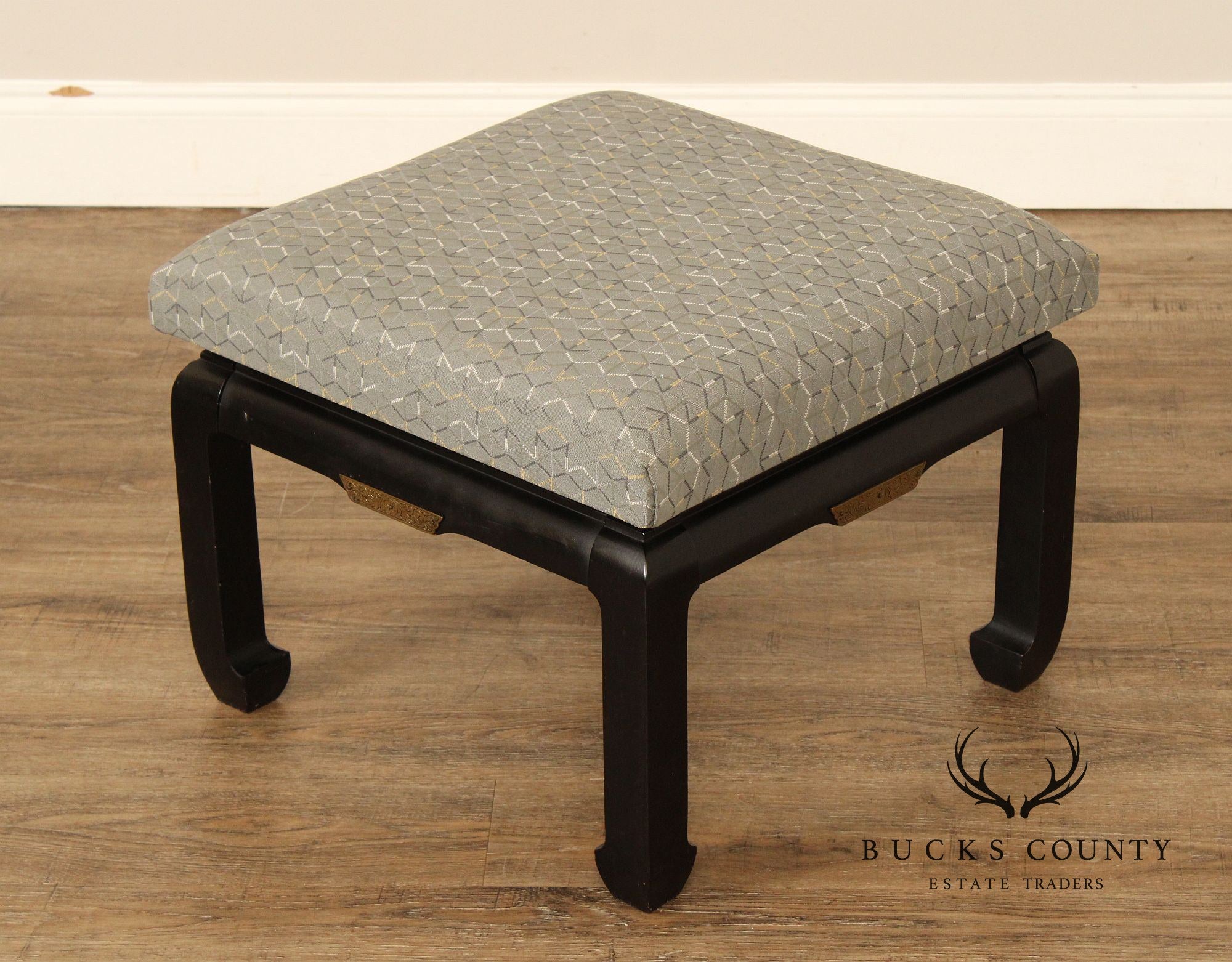 Ming Style Mid-Century Pair of Low Stools