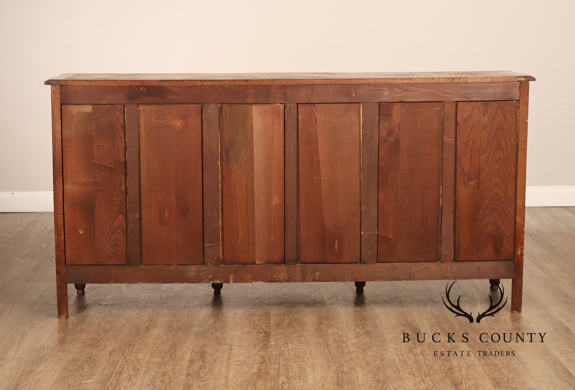 Antique Country French Louis XV Style Oak Buffet Sideboard