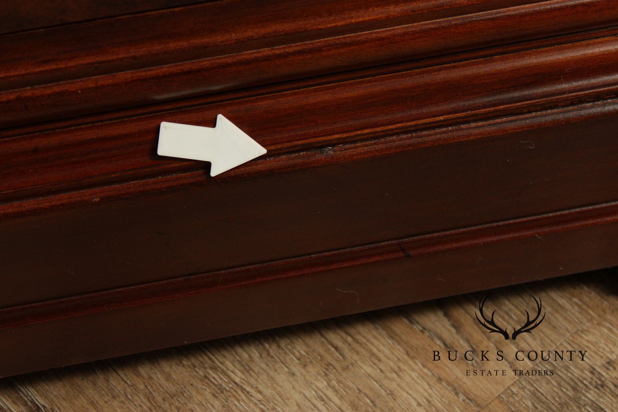 Ethan Allen Louis Philippe Style 'Fisher' Marble Top Chest