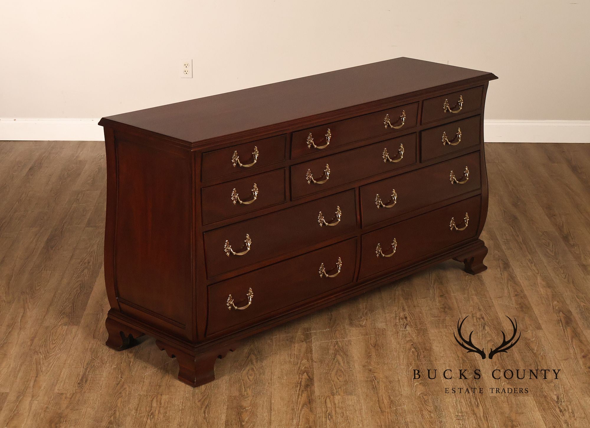 Henkel Harris Solid Mahogany Long Dresser