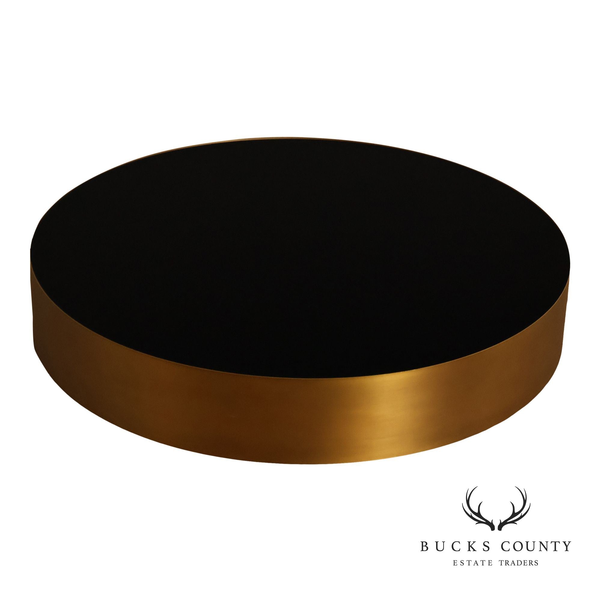 Restoration Hardware 'Moore' Glass Top Coffee Table