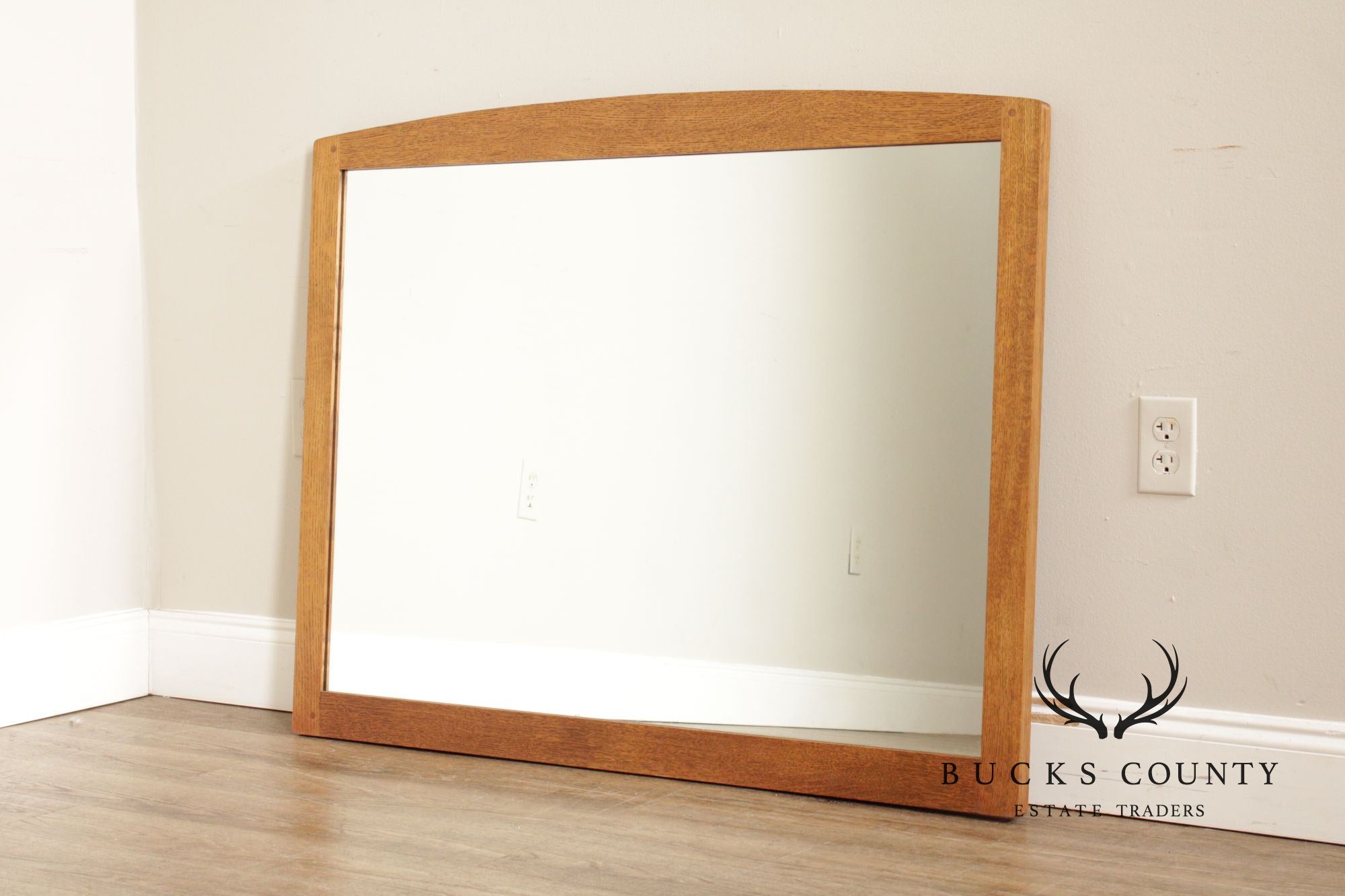 Stickley Mission Collection Oak Frame Dresser or Wall Mirror