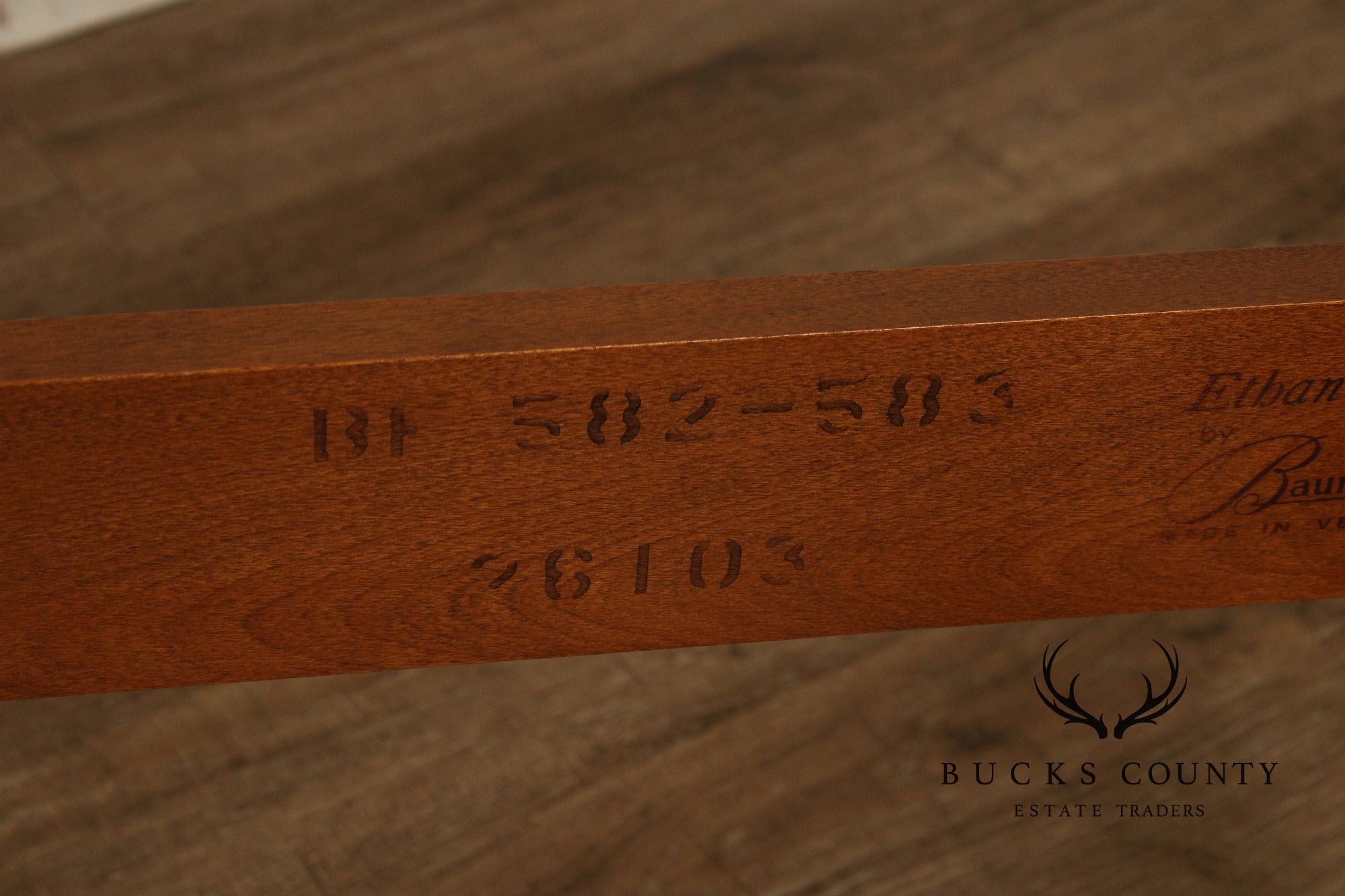 Ethan Allen Vintage Pair Of Maple Twin Size Beds