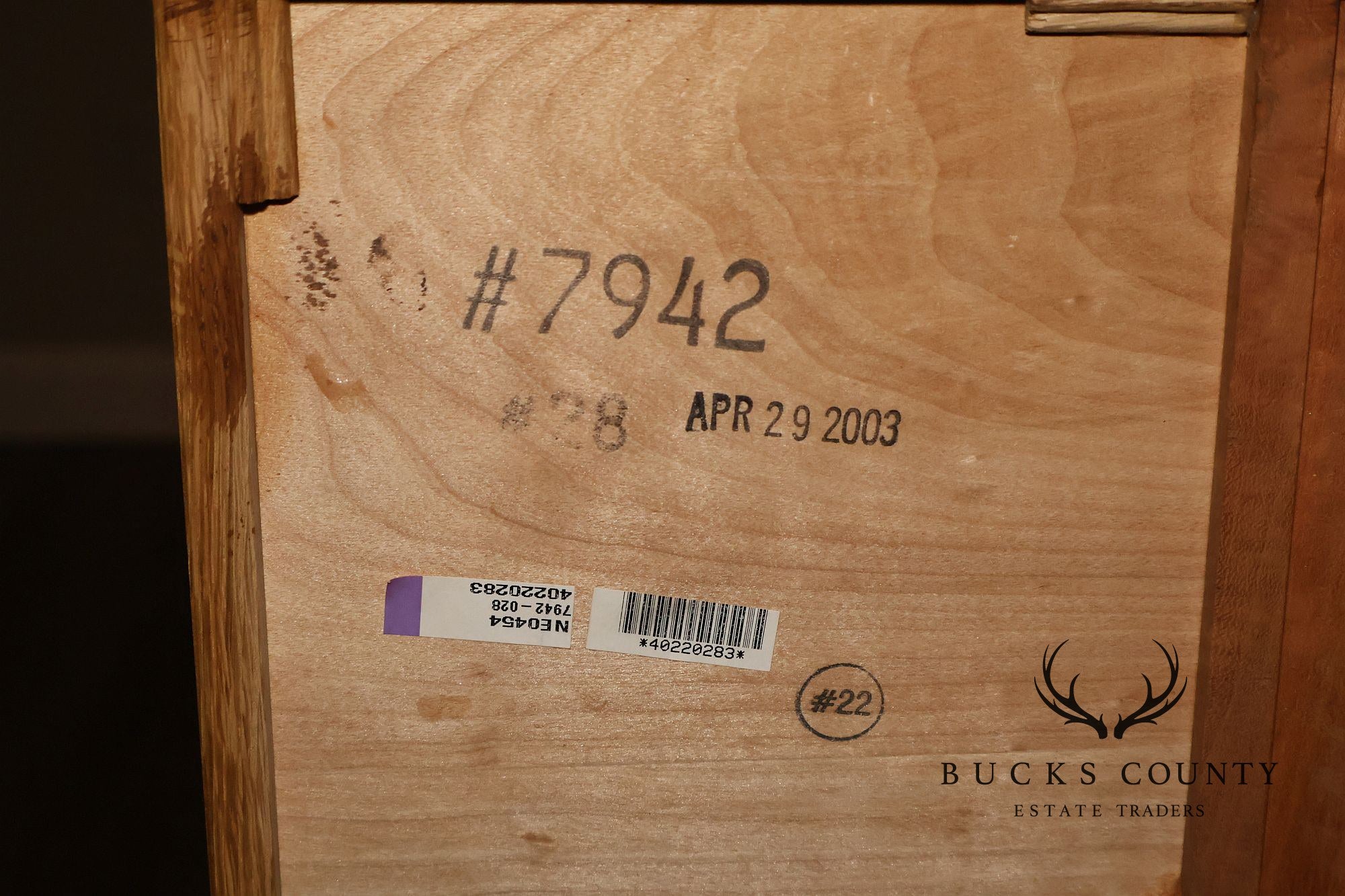 Stickley Directoire Style Cherry Four-Door Buffet Sideboard