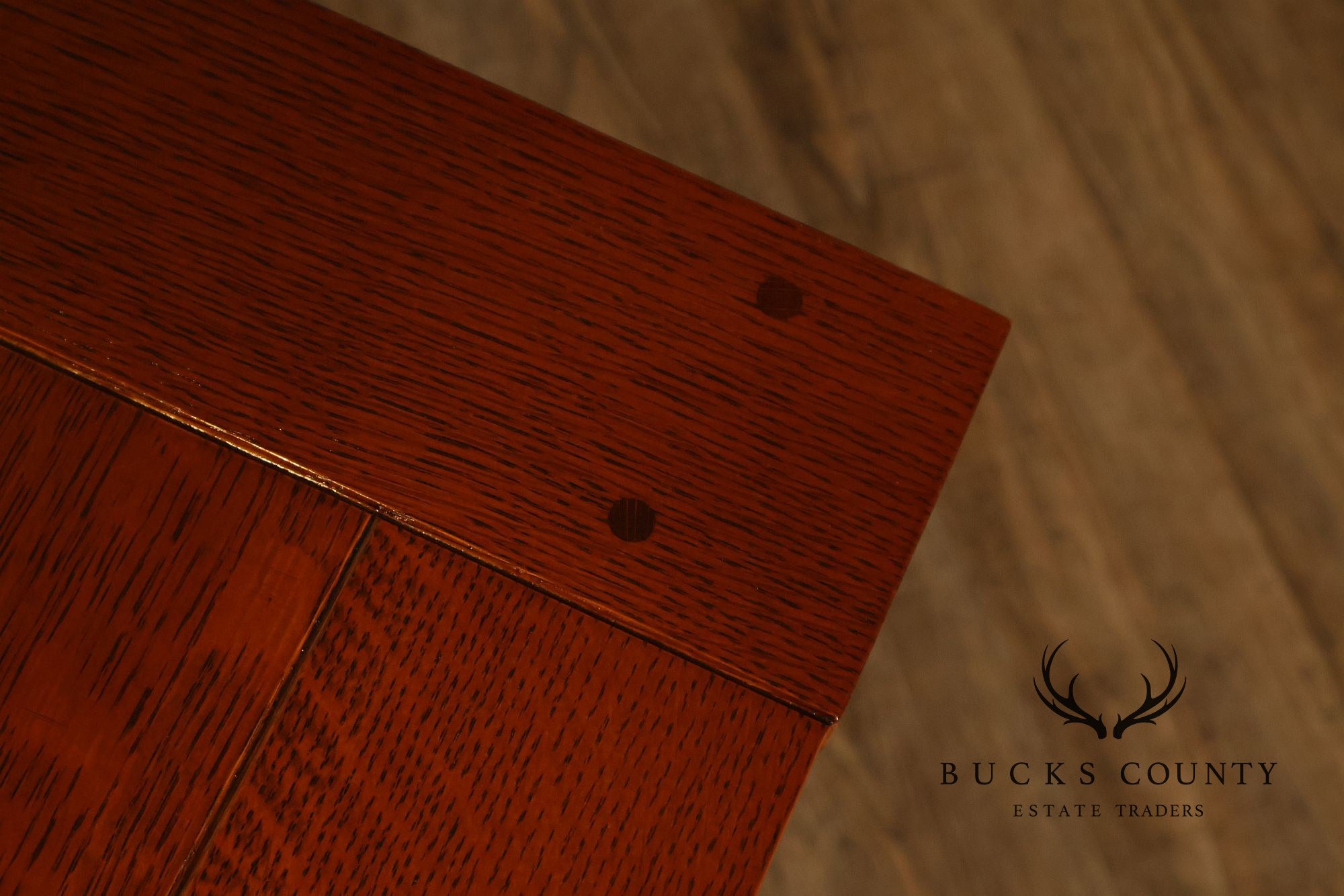 Stickley Mission Collection Oak Draw Top Extension Dining Table