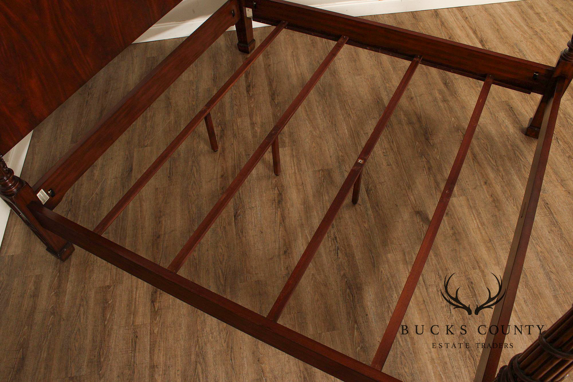 Ethan Allen Federal Style Mahogany King Poster Canopy Bed