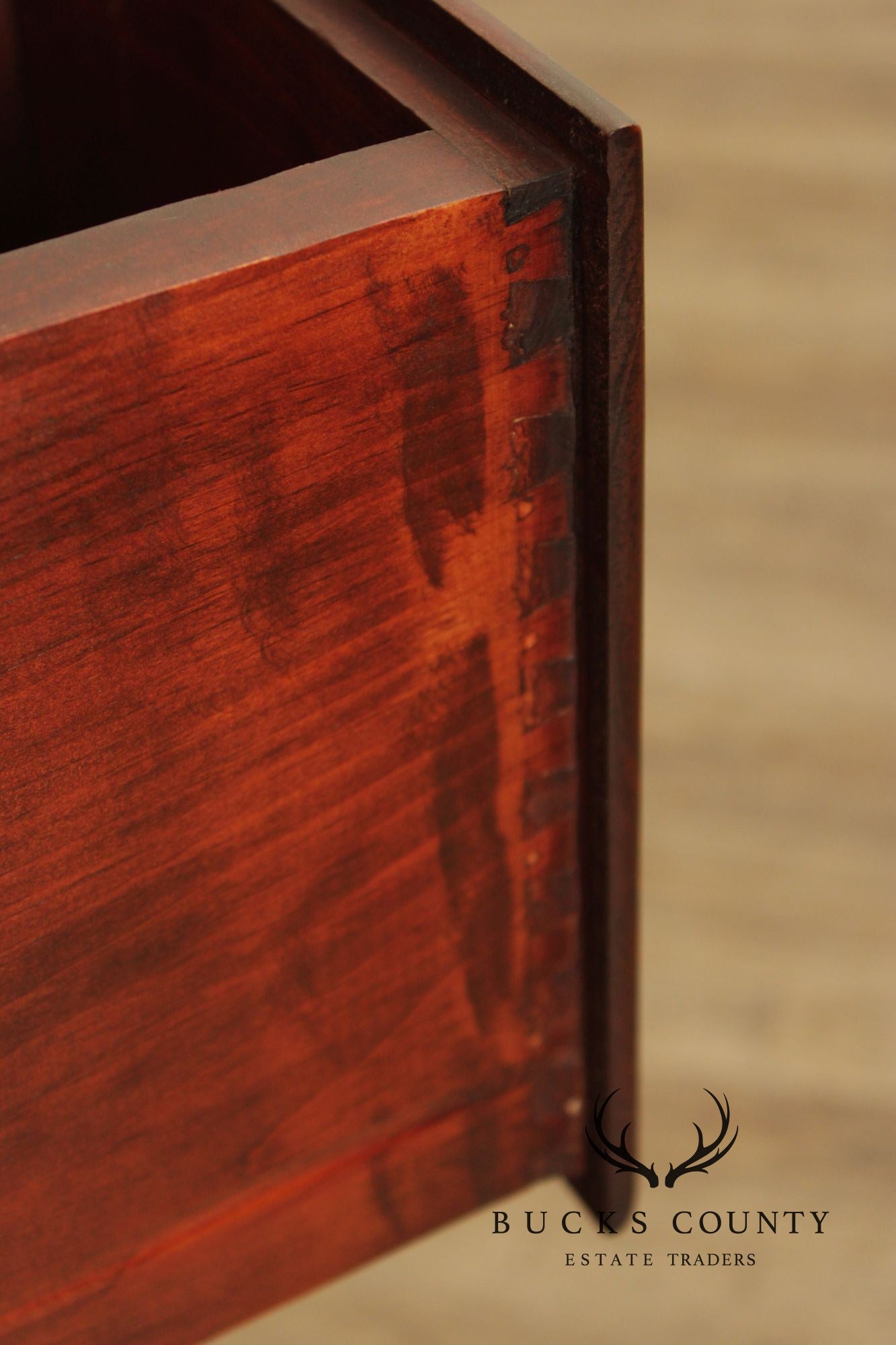 Georgian Style Shell Carved Narrow Console Table