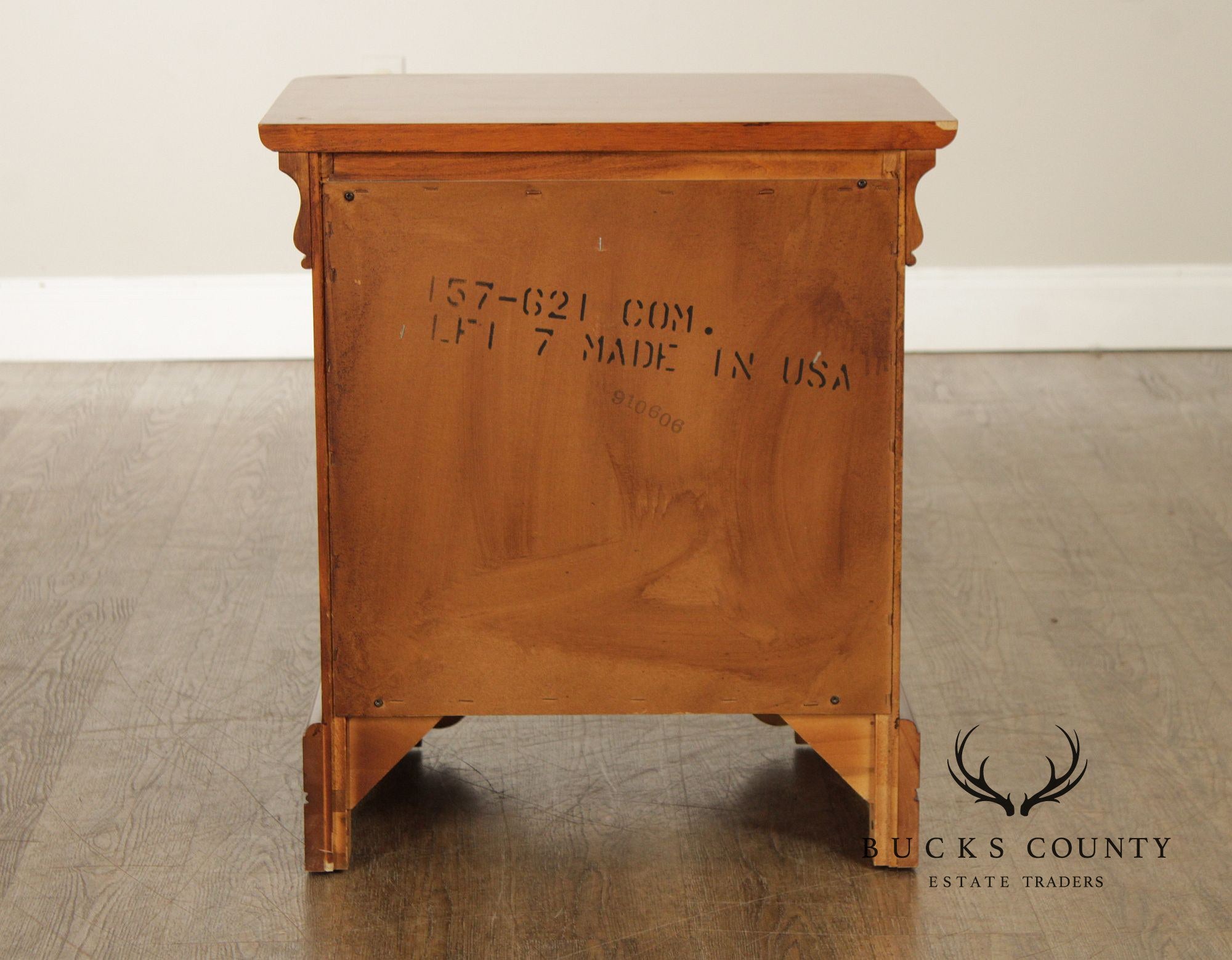 Lexington 'Chez Michelle' Pair Of Cherry Louis Philippe Style Three-Drawer Nightstands